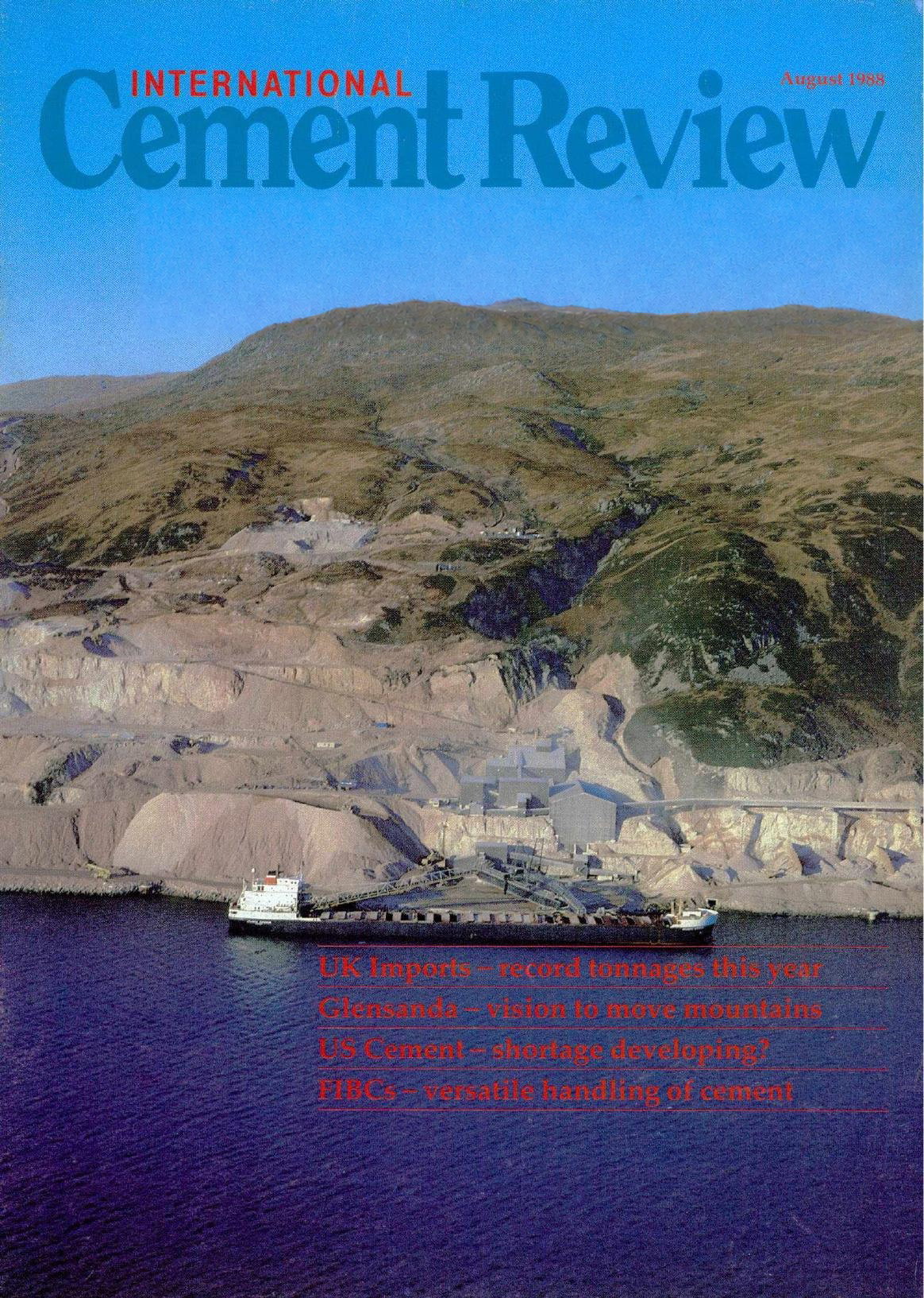 Cover of International Cement Review - August 1988