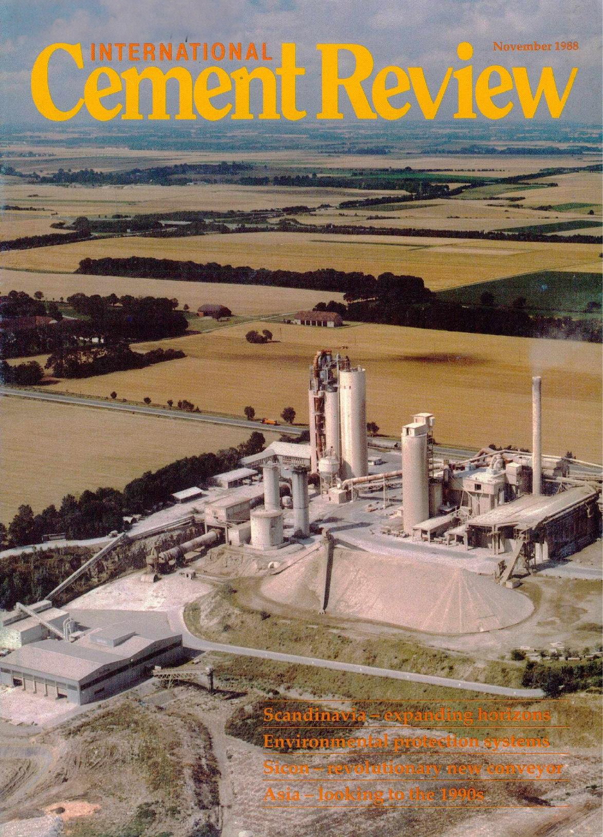 Cover of International Cement Review - November 1988