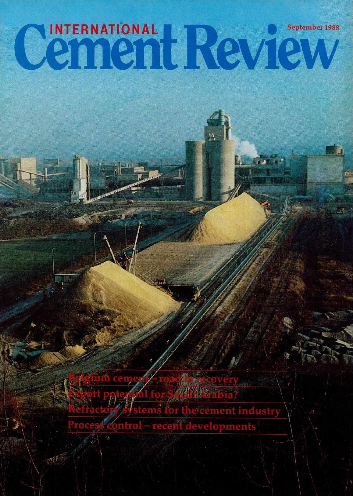 Cover of International Cement Review - September 1988