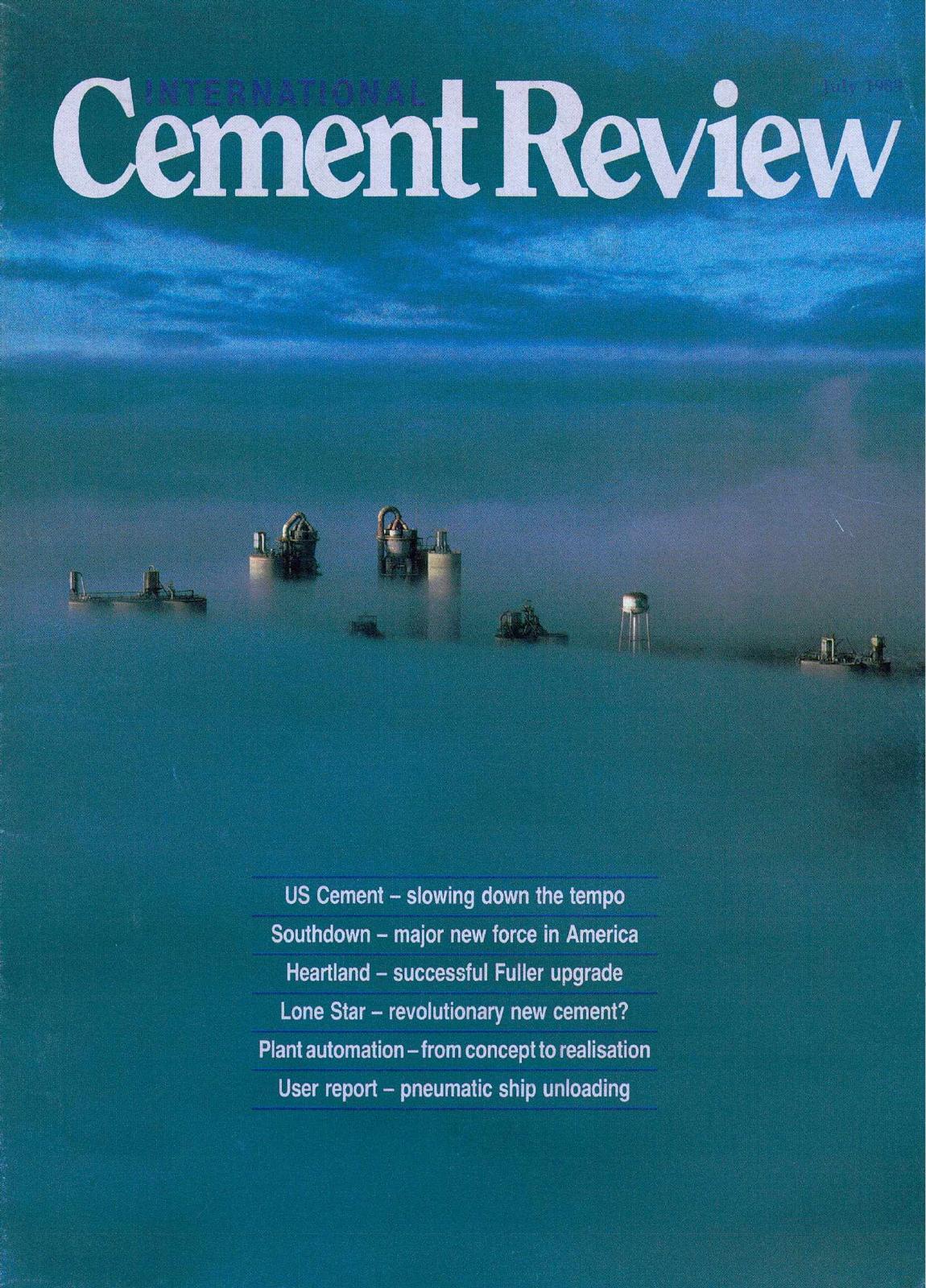 Cover of International Cement Review - July 1989