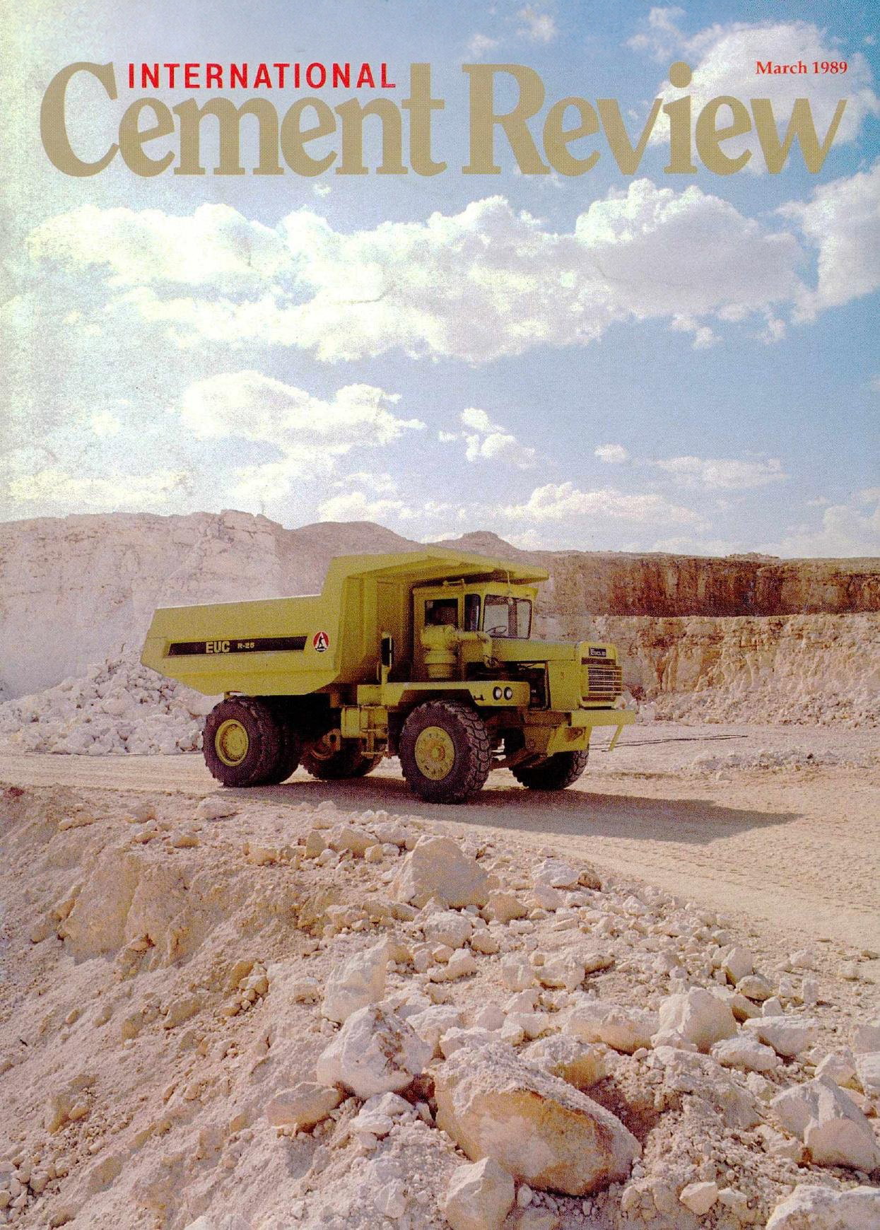 Cover of International Cement Review - March 1989