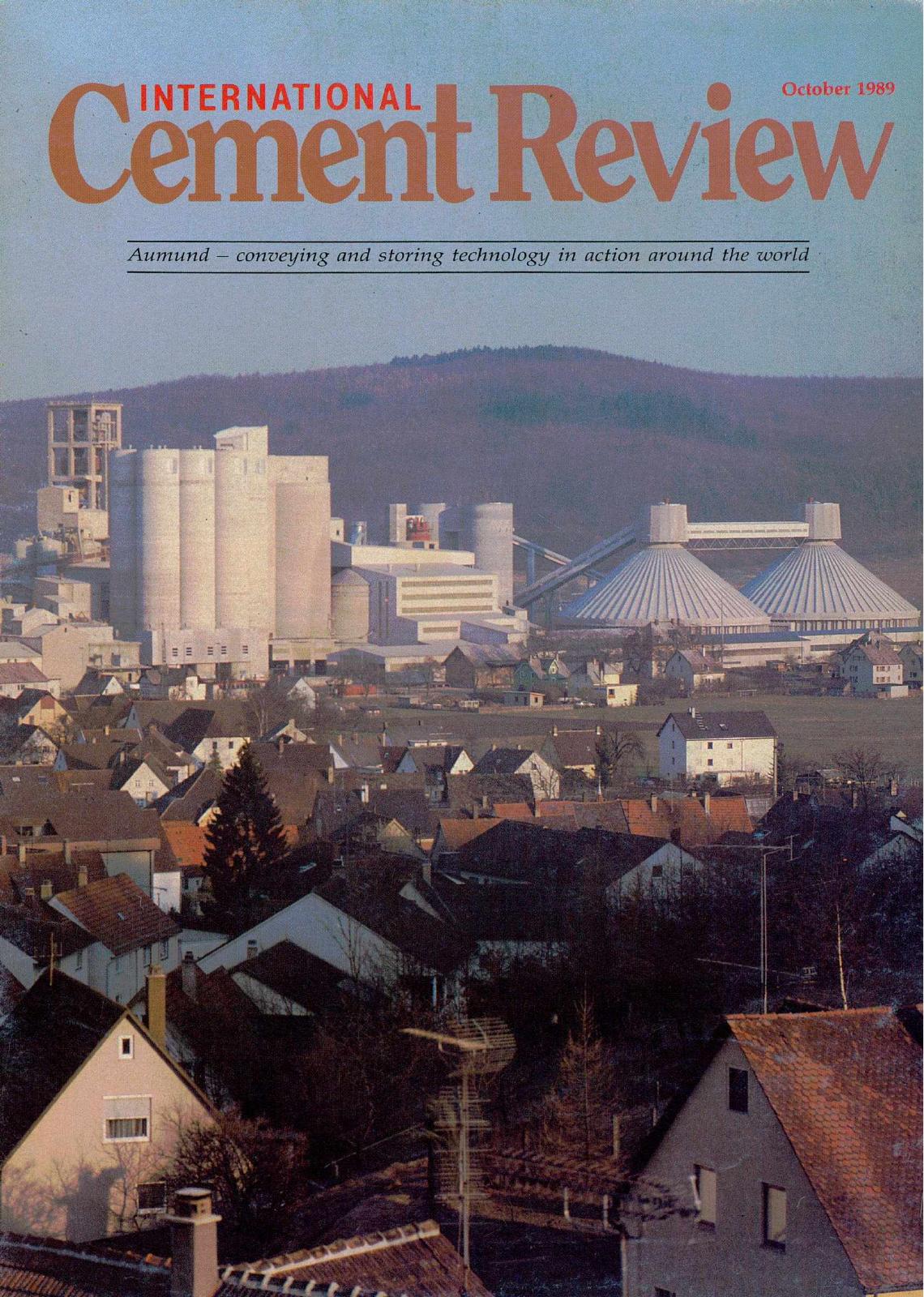 Cover of International Cement Review - October 1989