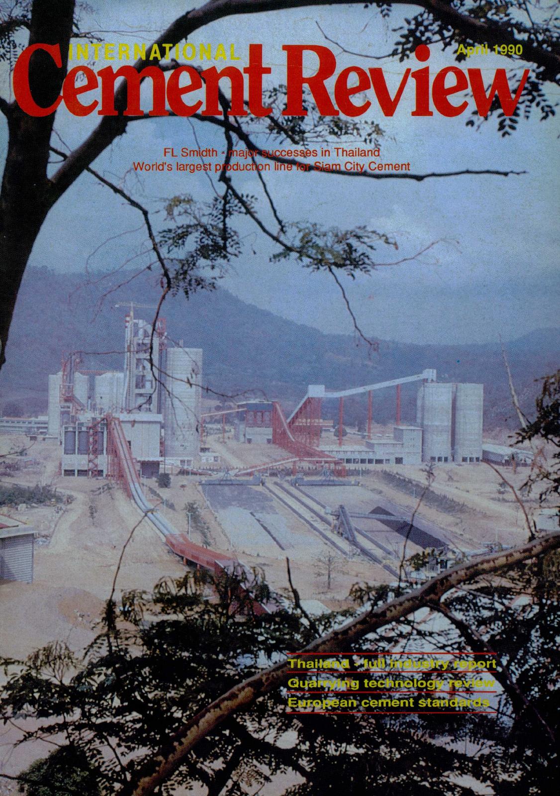 Cover of International Cement Review - April 1990