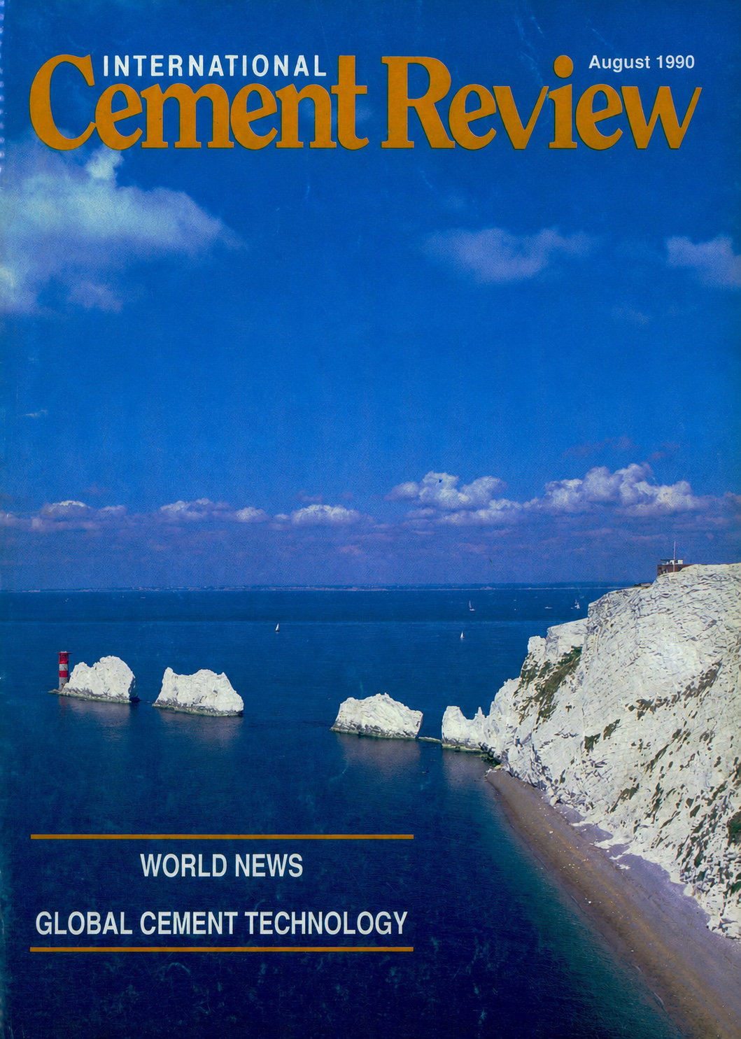 Cover of International Cement Review - August 1990