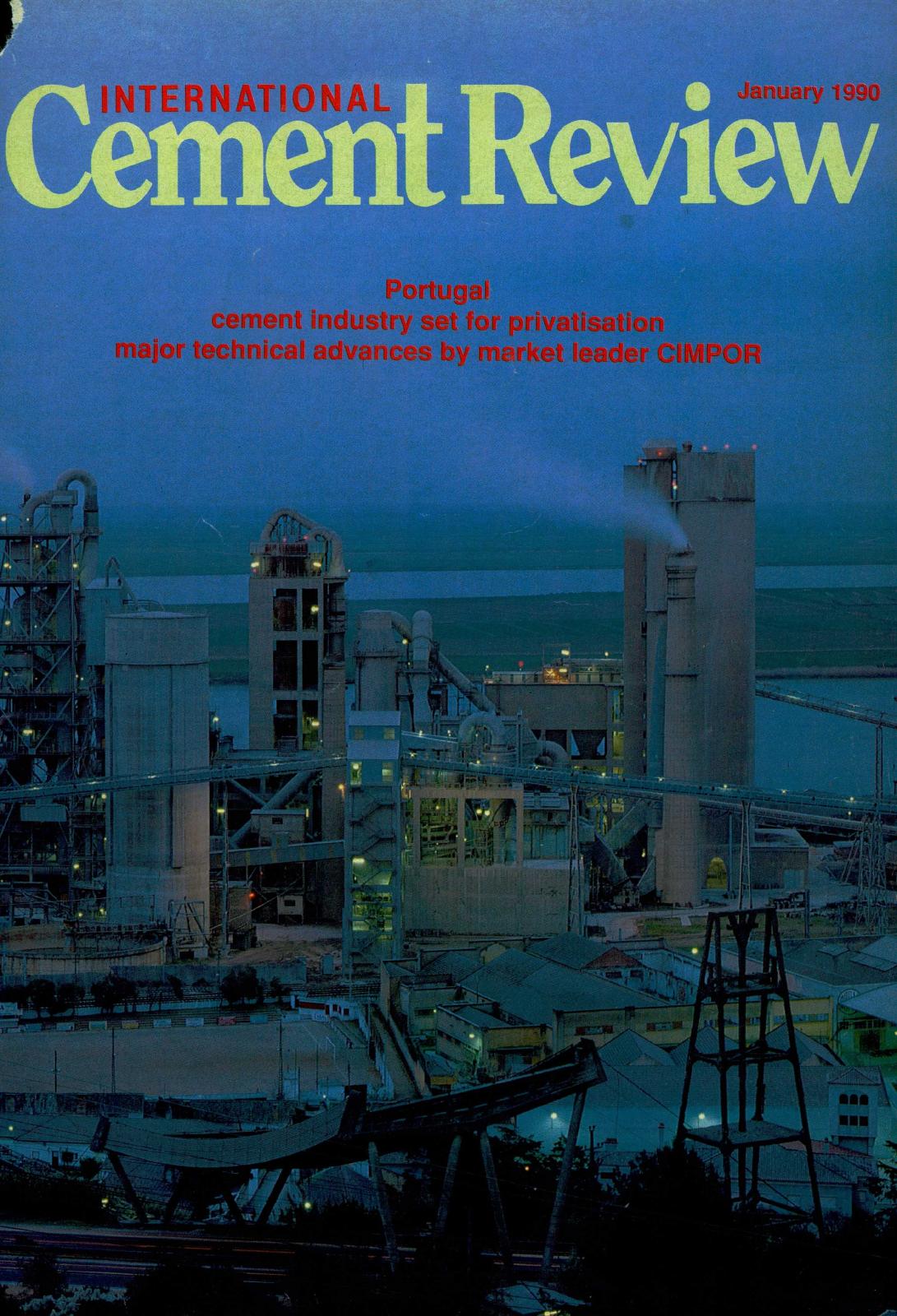 Cover of International Cement Review - January 1990