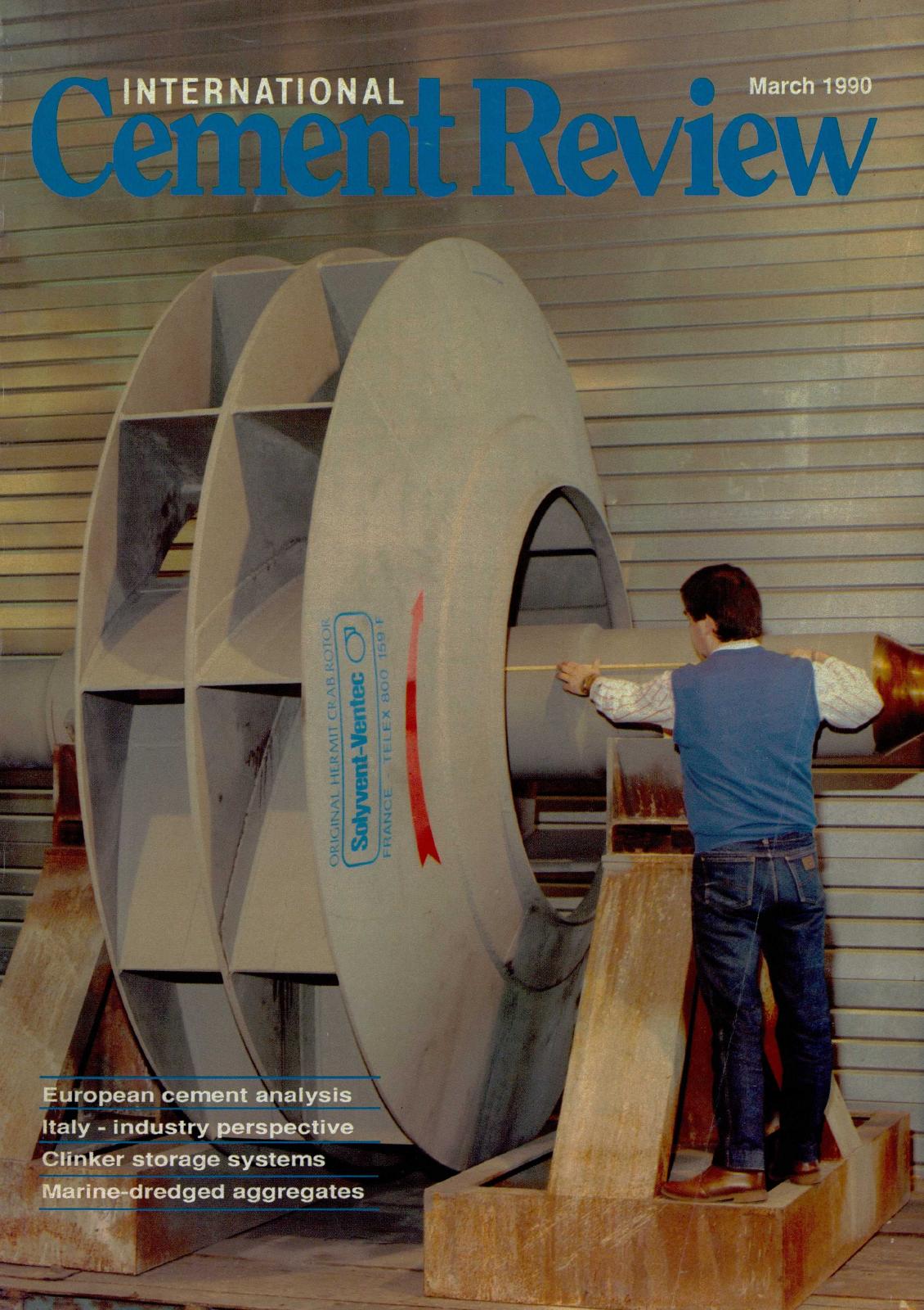 Cover of International Cement Review - March 1990