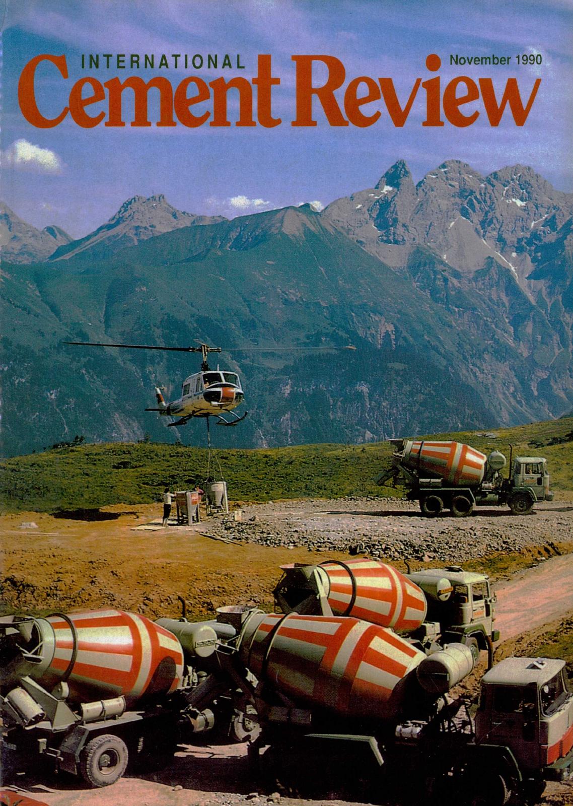 Cover of International Cement Review - November 1990