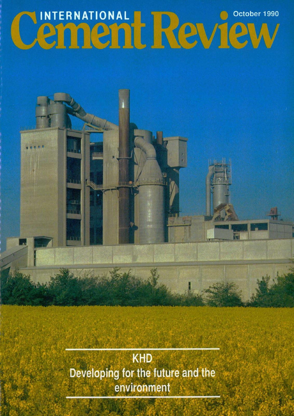 Cover of International Cement Review - October 1990