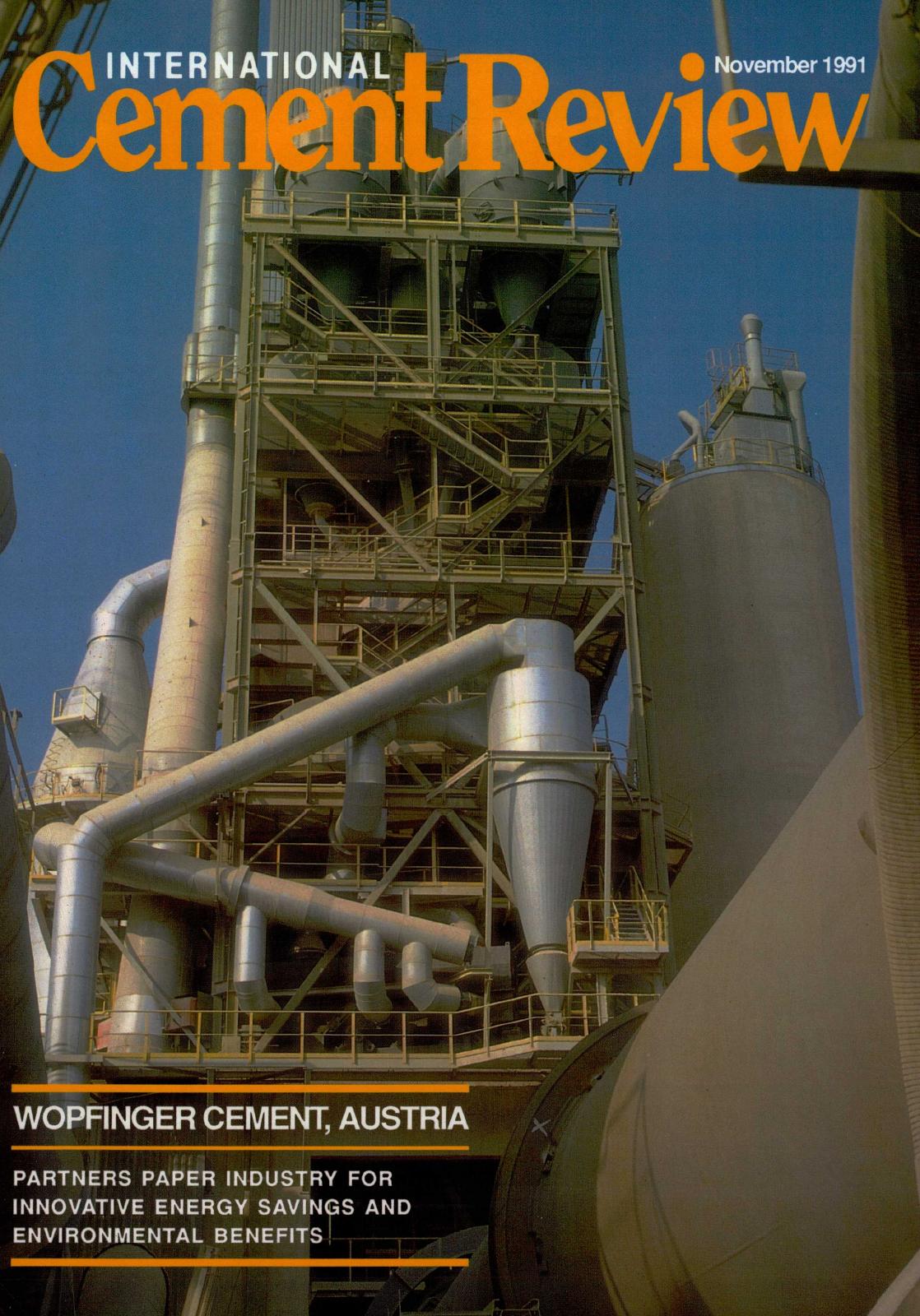 Cover of International Cement Review - November 1991