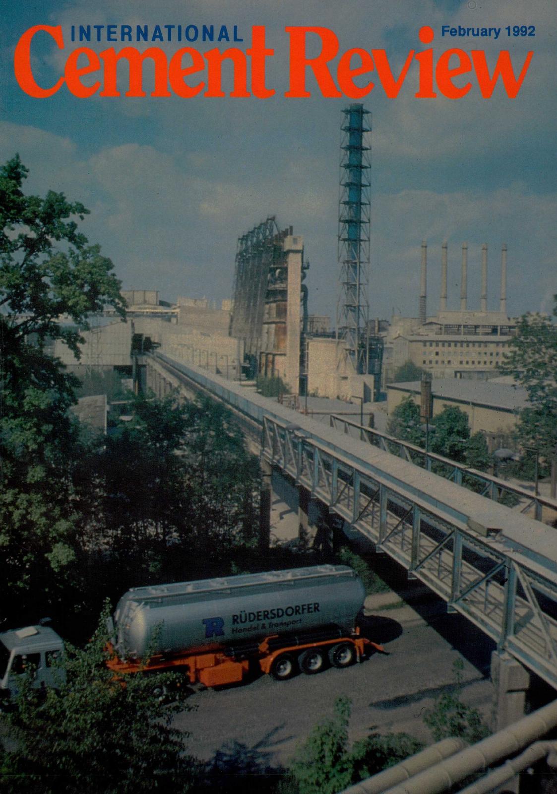 Cover of International Cement Review - February 1992