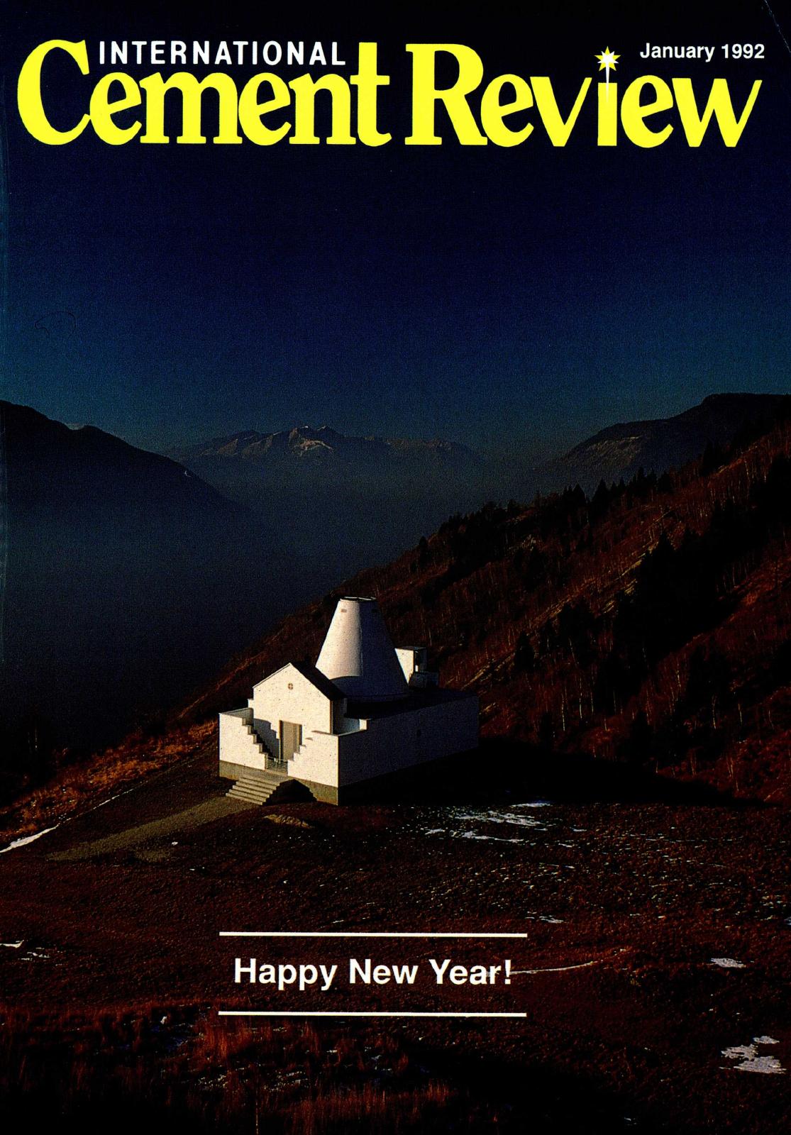 Cover of International Cement Review - January 1992