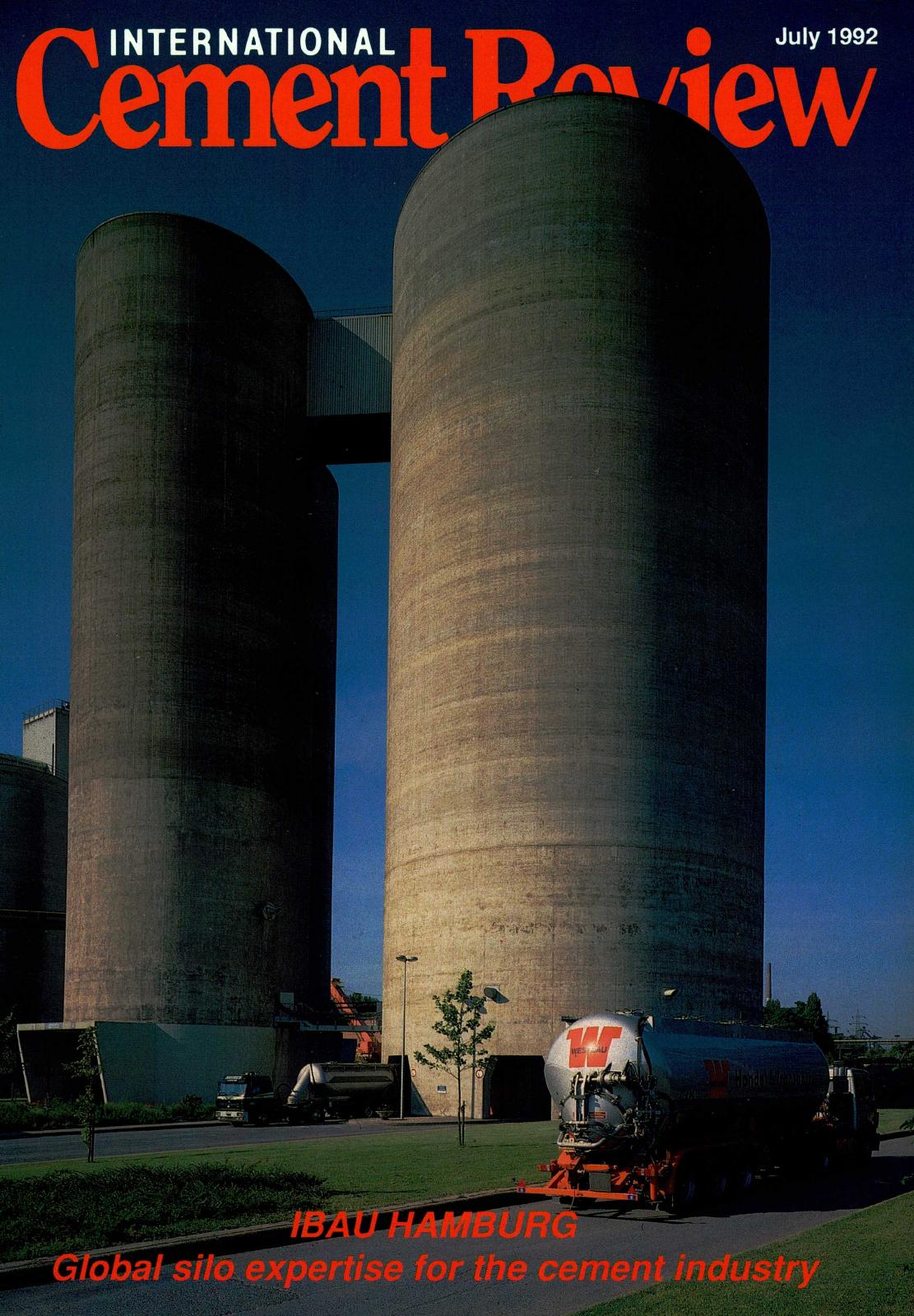 Cover of International Cement Review - July 1992
