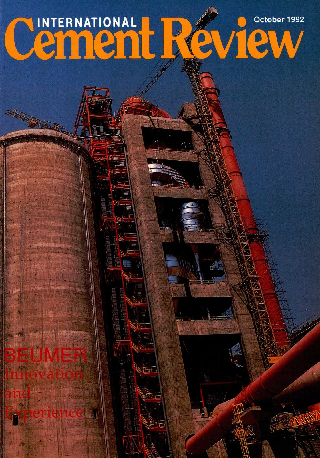 Cover of International Cement Review - October 1992