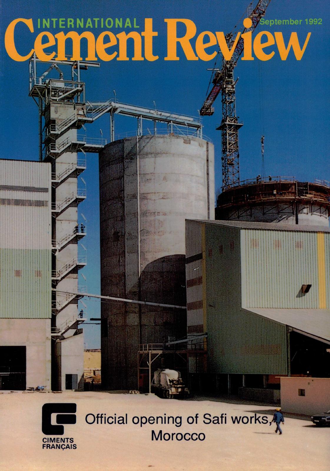Cover of International Cement Review - September 1992