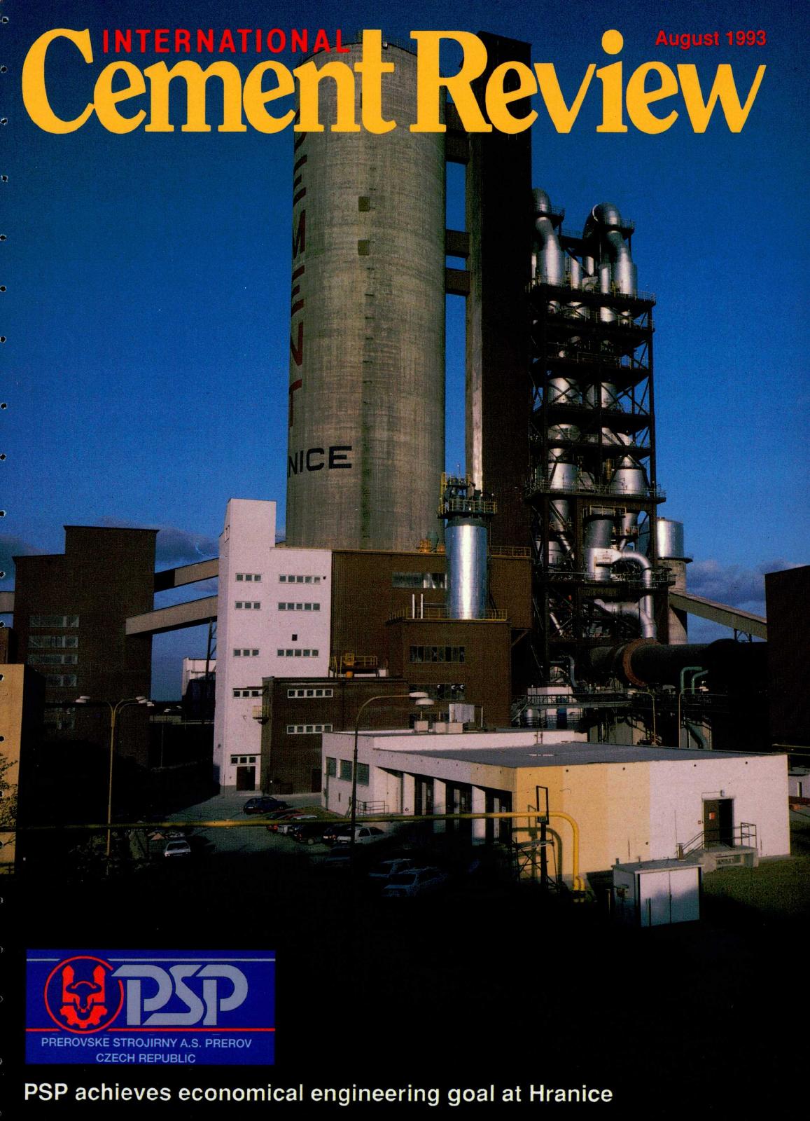 Cover of International Cement Review - August 1993