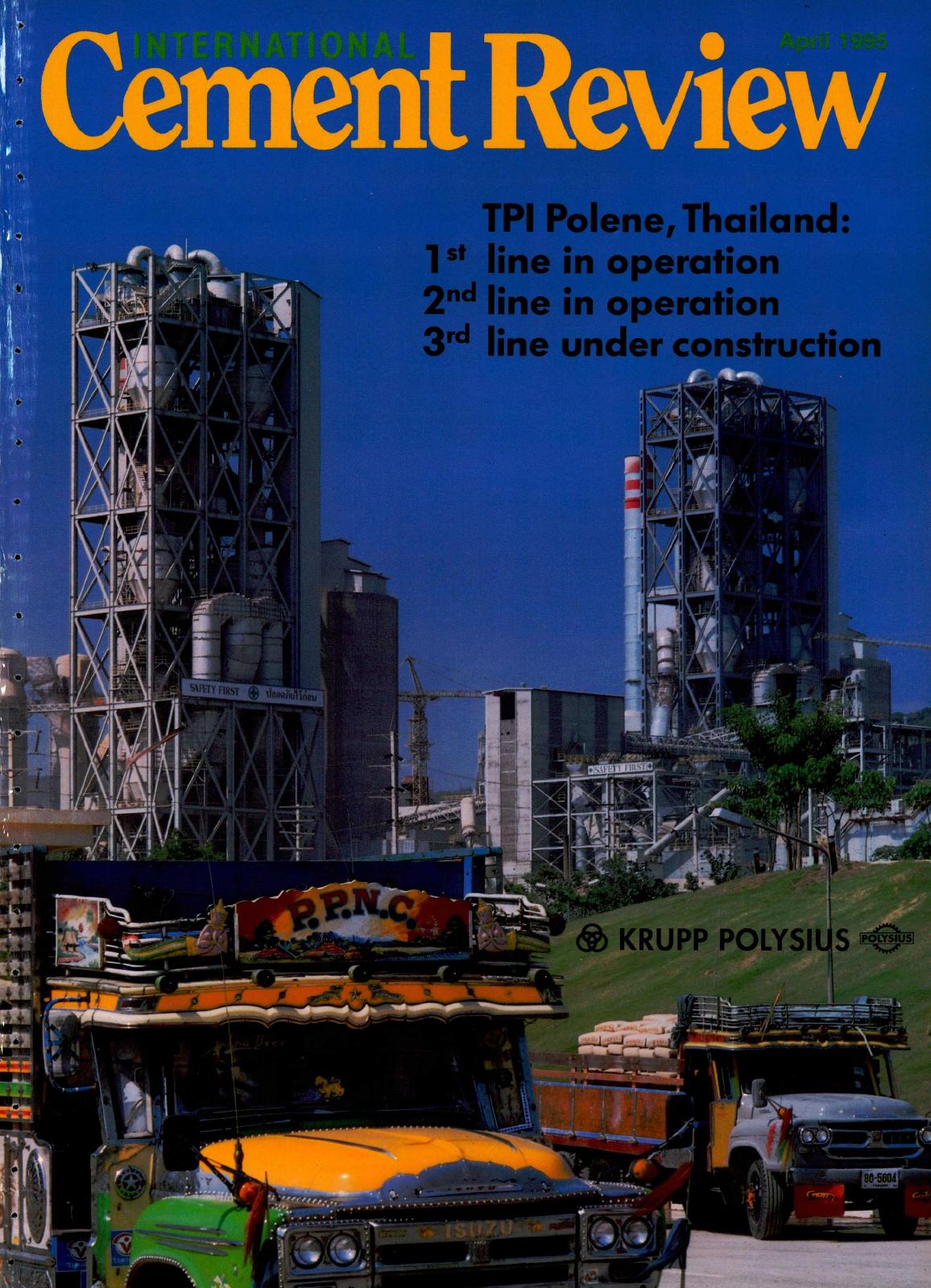 Cover of International Cement Review - April 1995