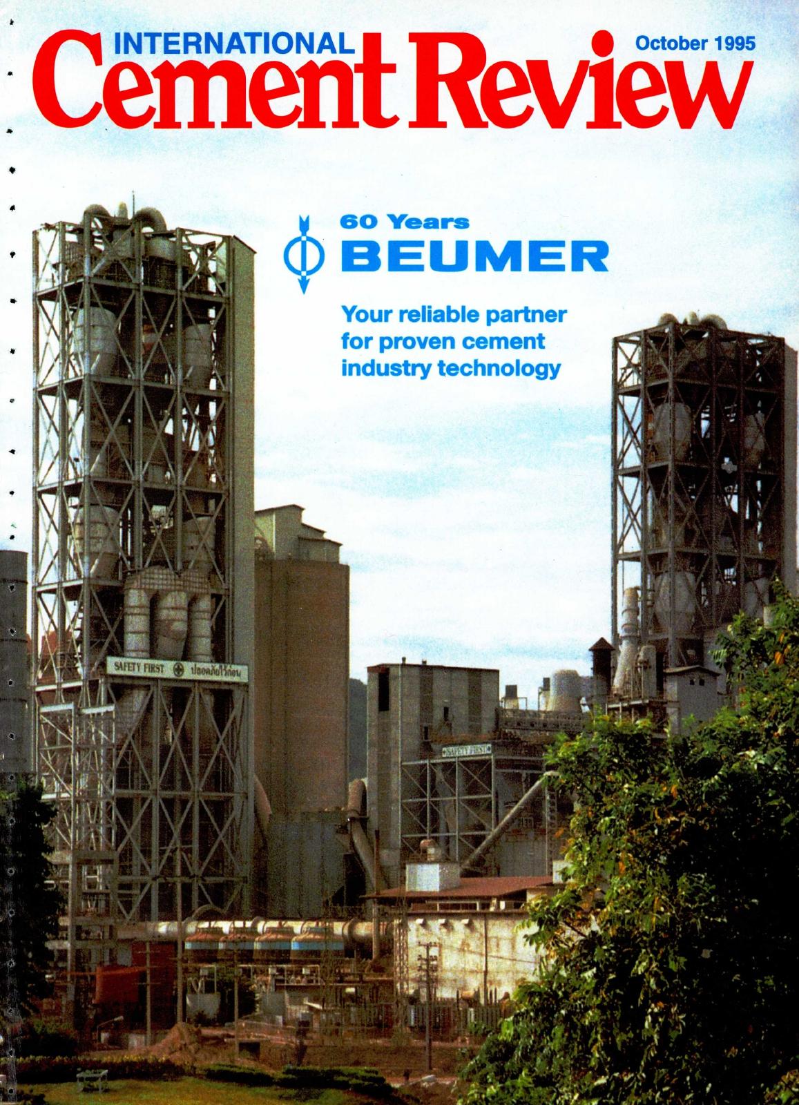 Cover of International Cement Review - October 1995