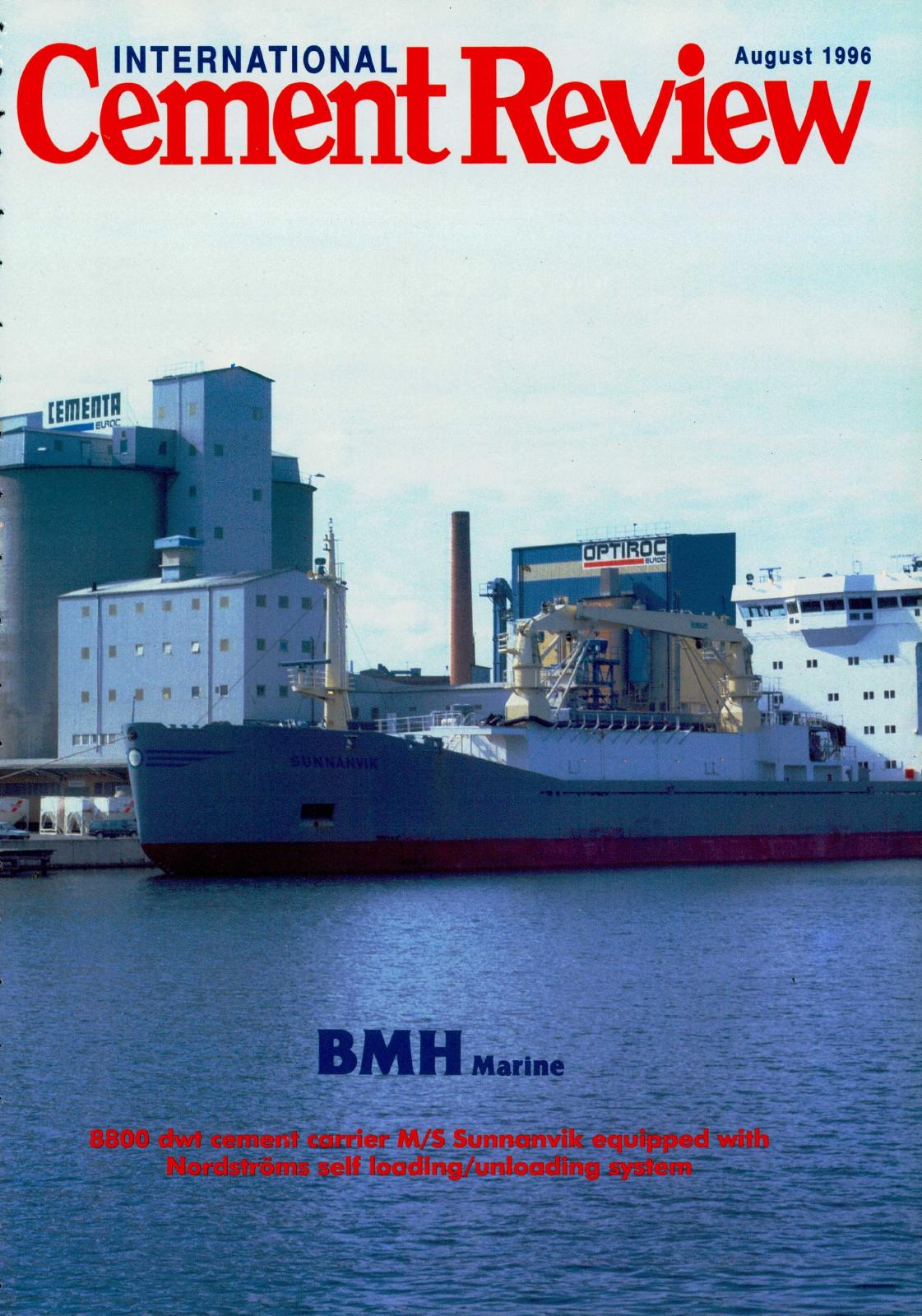 Cover of International Cement Review - August 1996