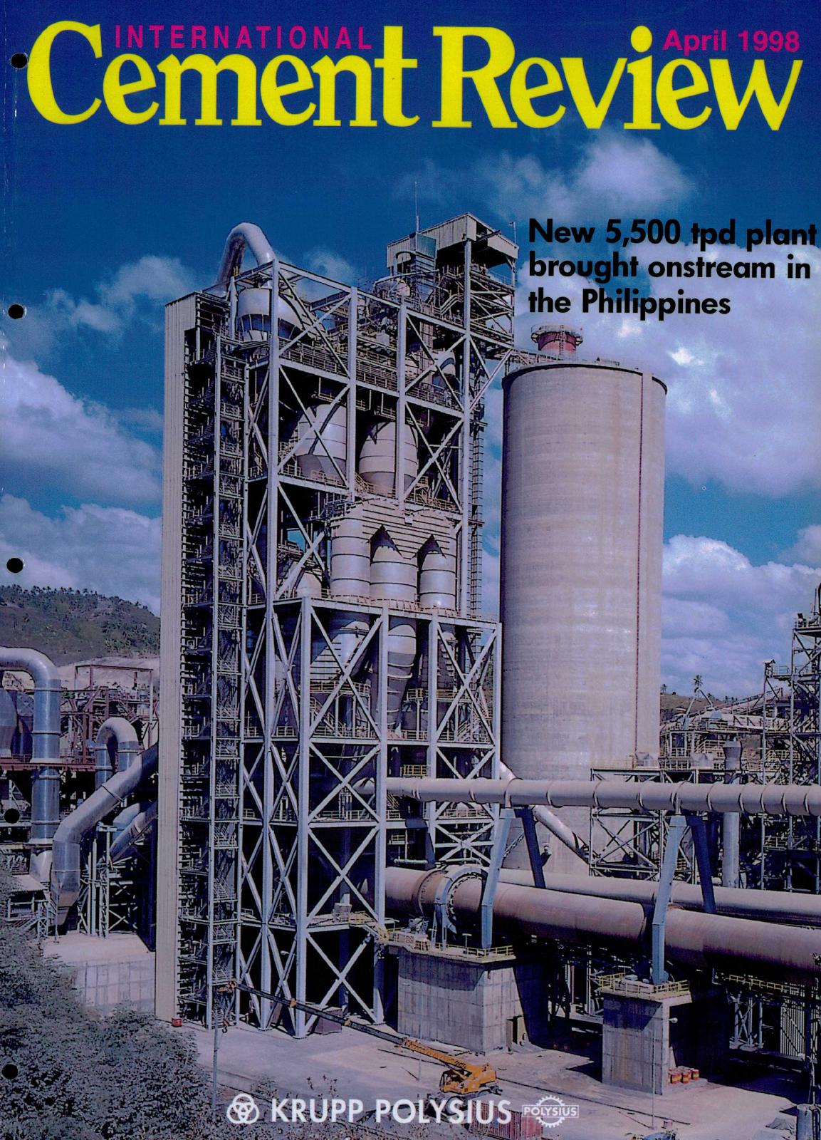 Cover of International Cement Review - April 1998