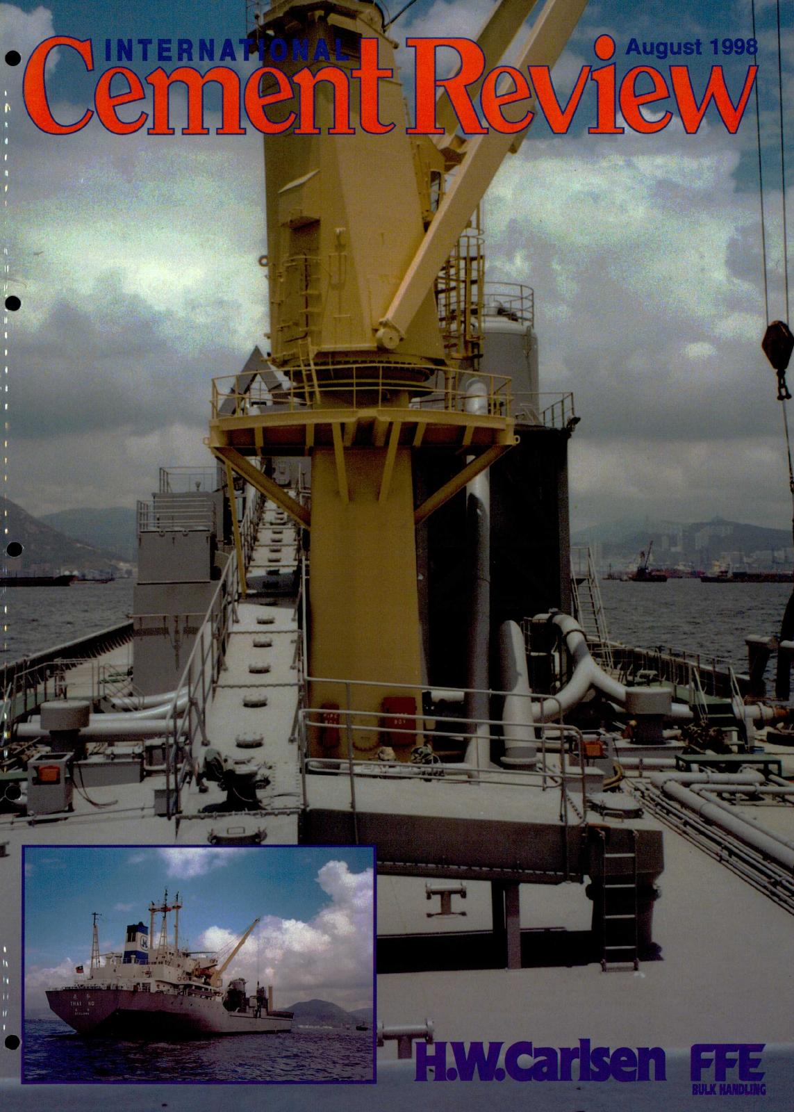 Cover of International Cement Review - August 1998