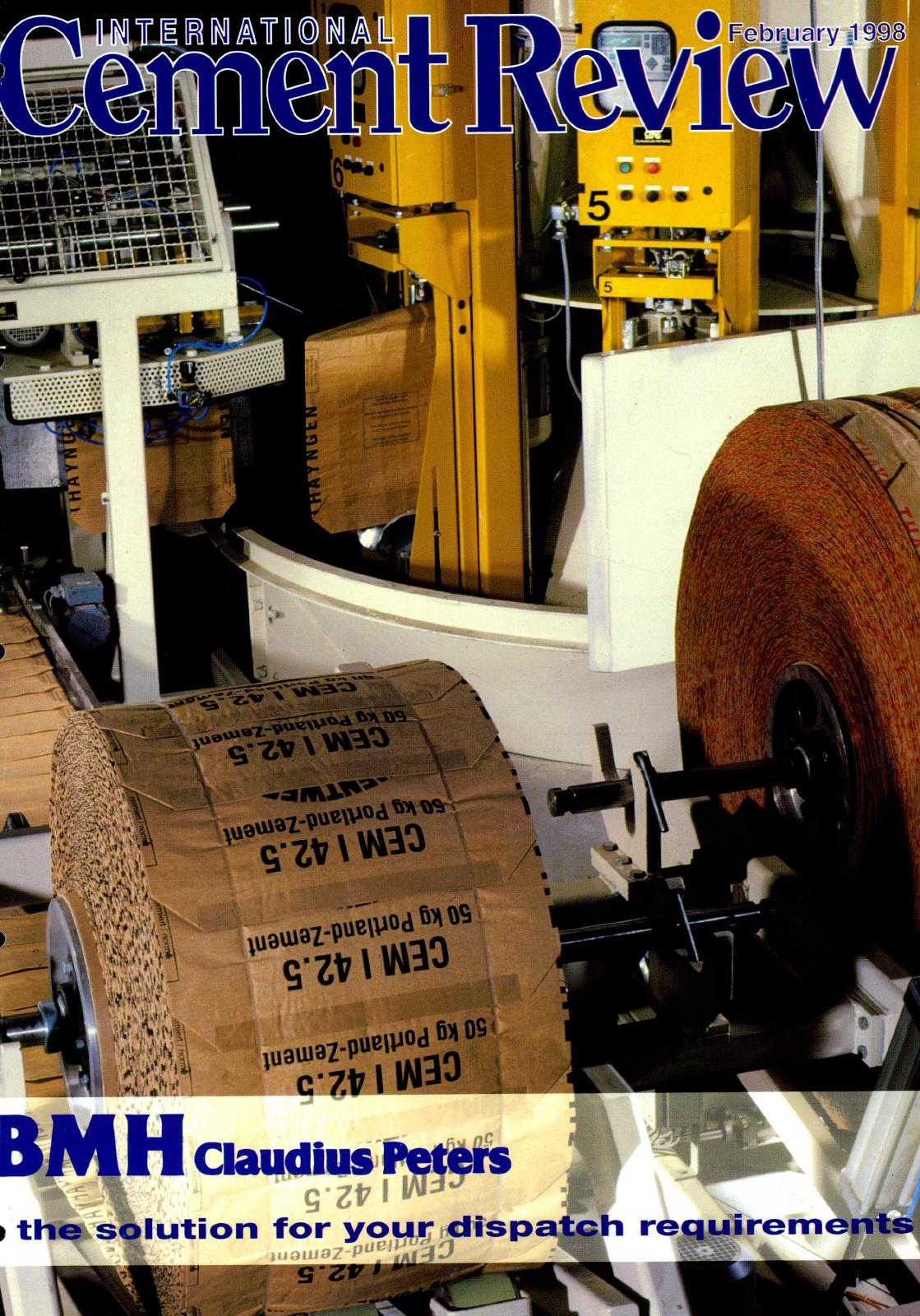 Cover of International Cement Review - February 1998