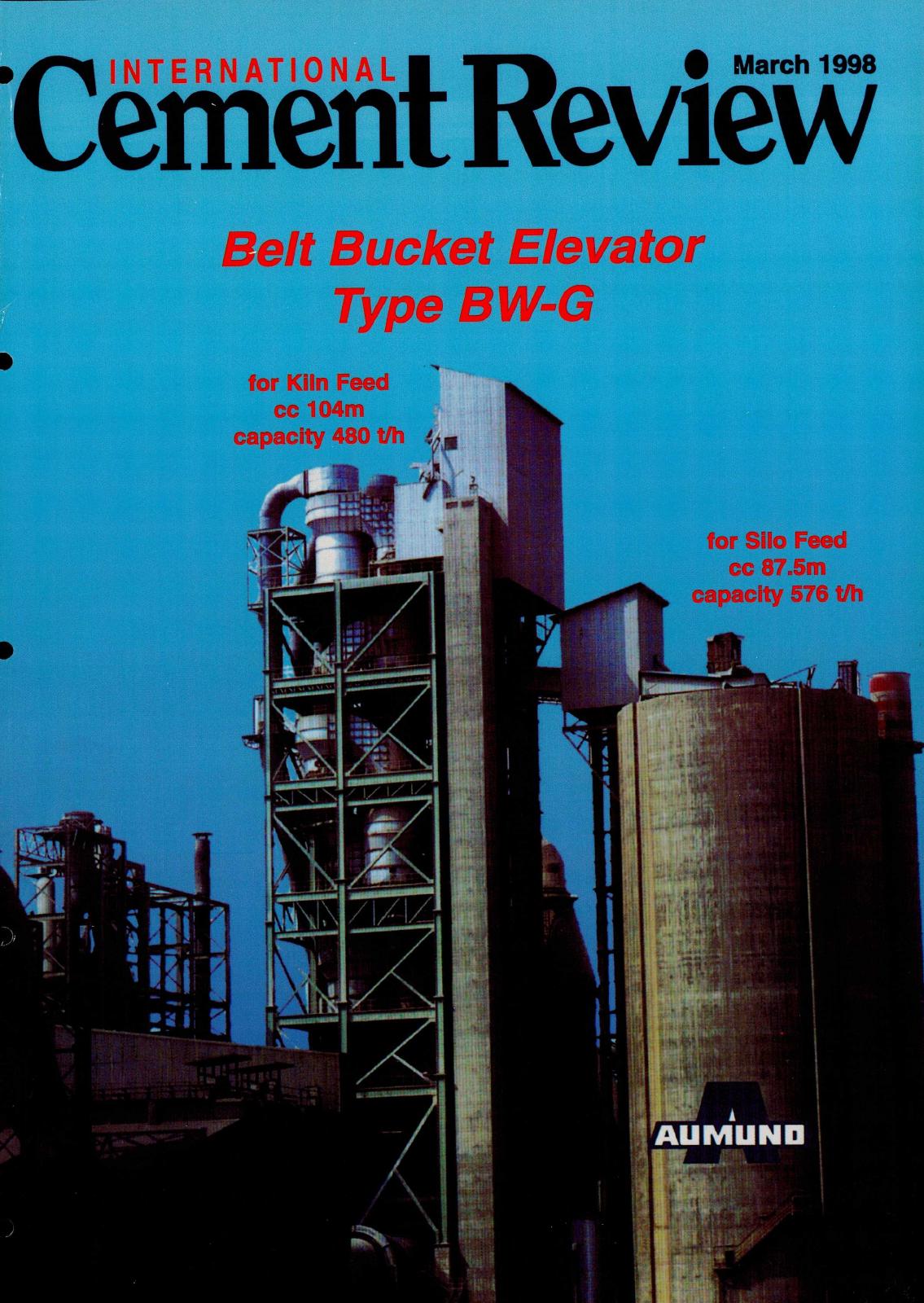 Cover of International Cement Review - March 1998