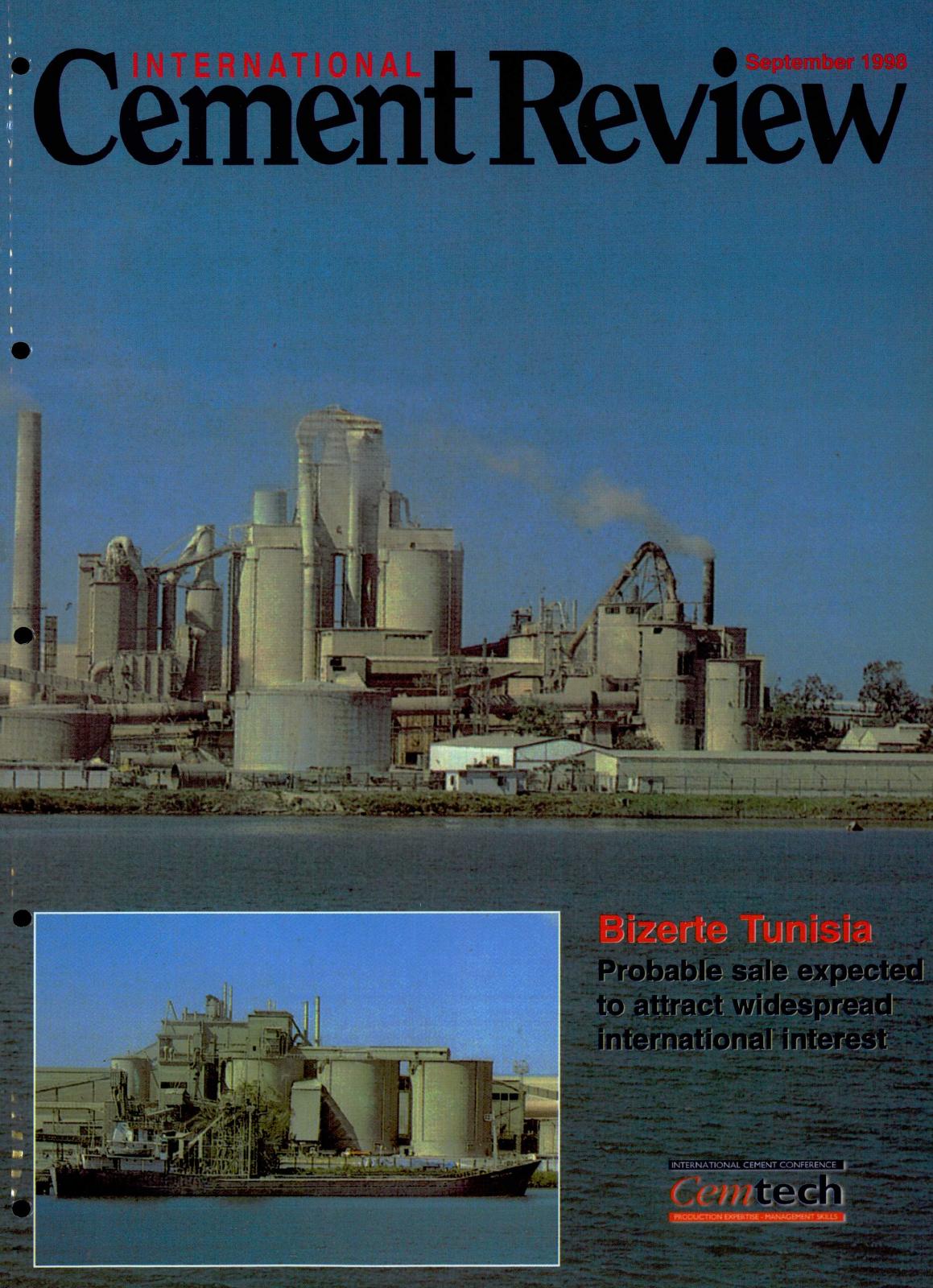 Cover of International Cement Review - September 1998