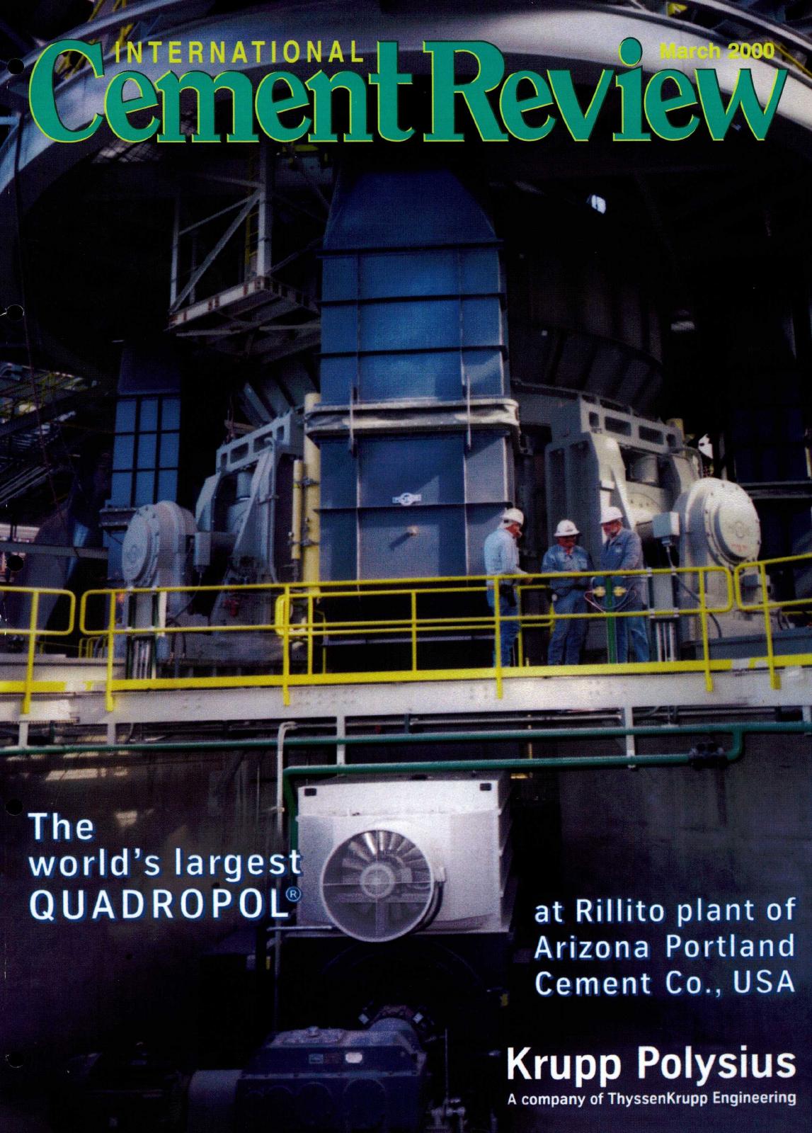 Cover of International Cement Review - March 2000