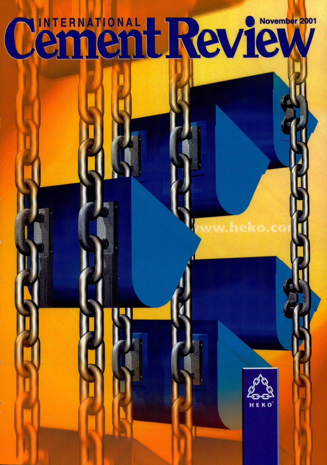 Cover of International Cement Review - November 2001