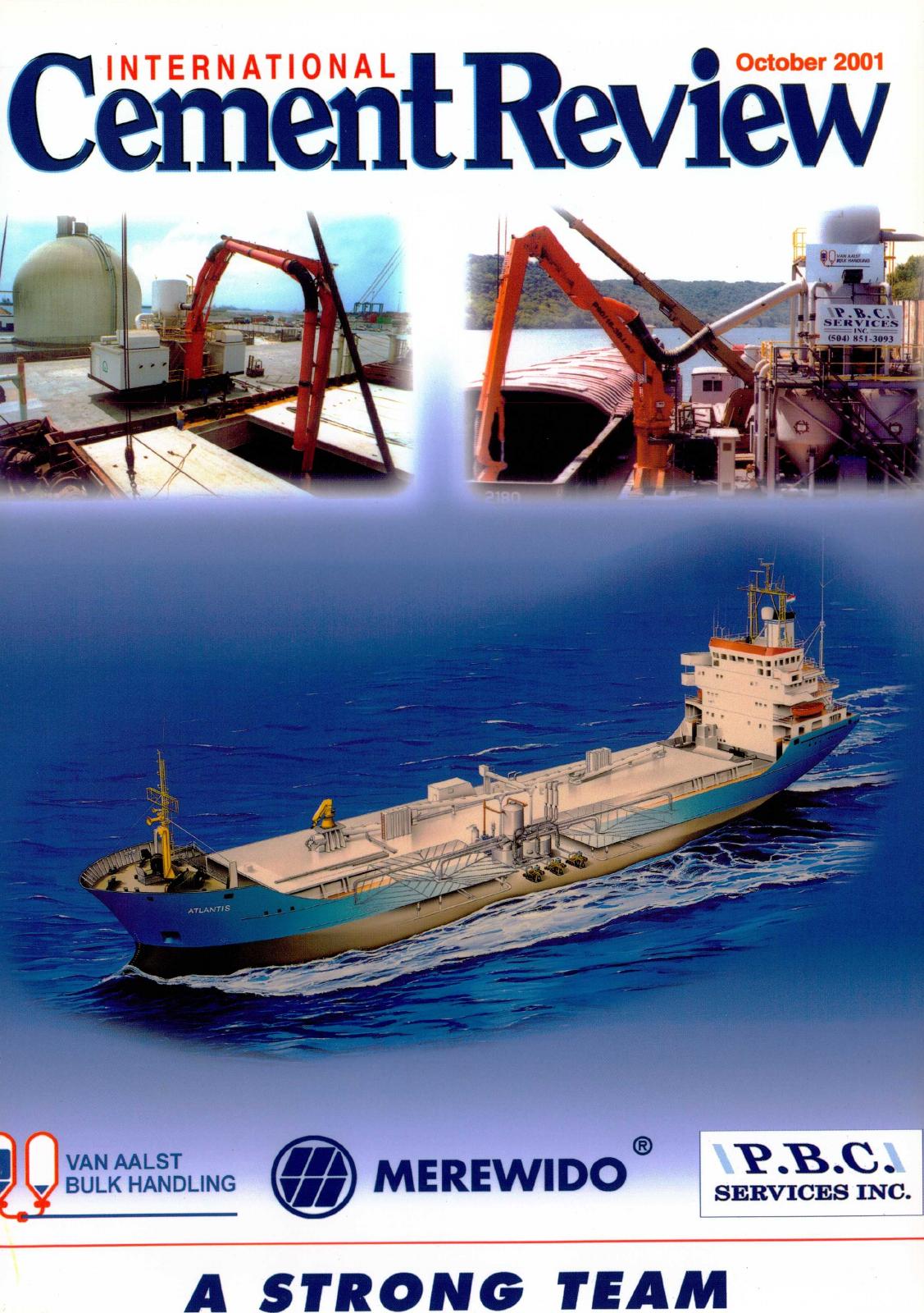 Cover of International Cement Review - October 2001