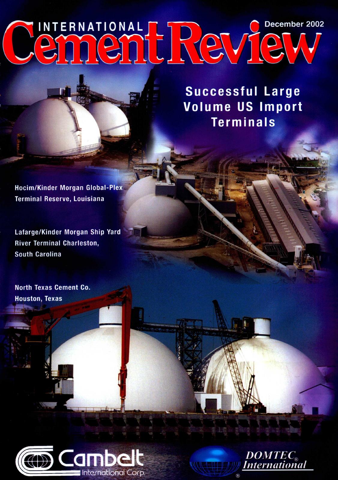 Cover of International Cement Review - December 2002