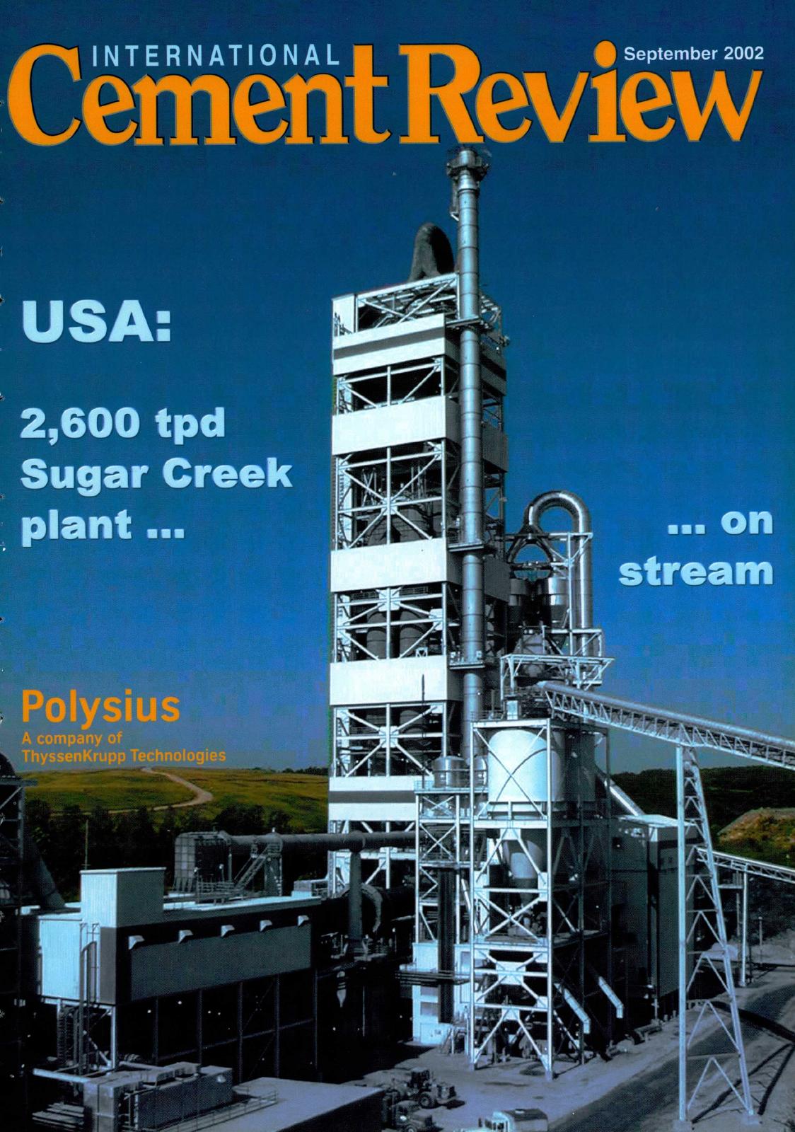 Cover of International Cement Review - September 2002