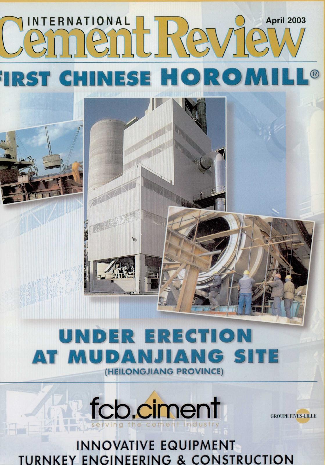 Cover of International Cement Review - April 2003