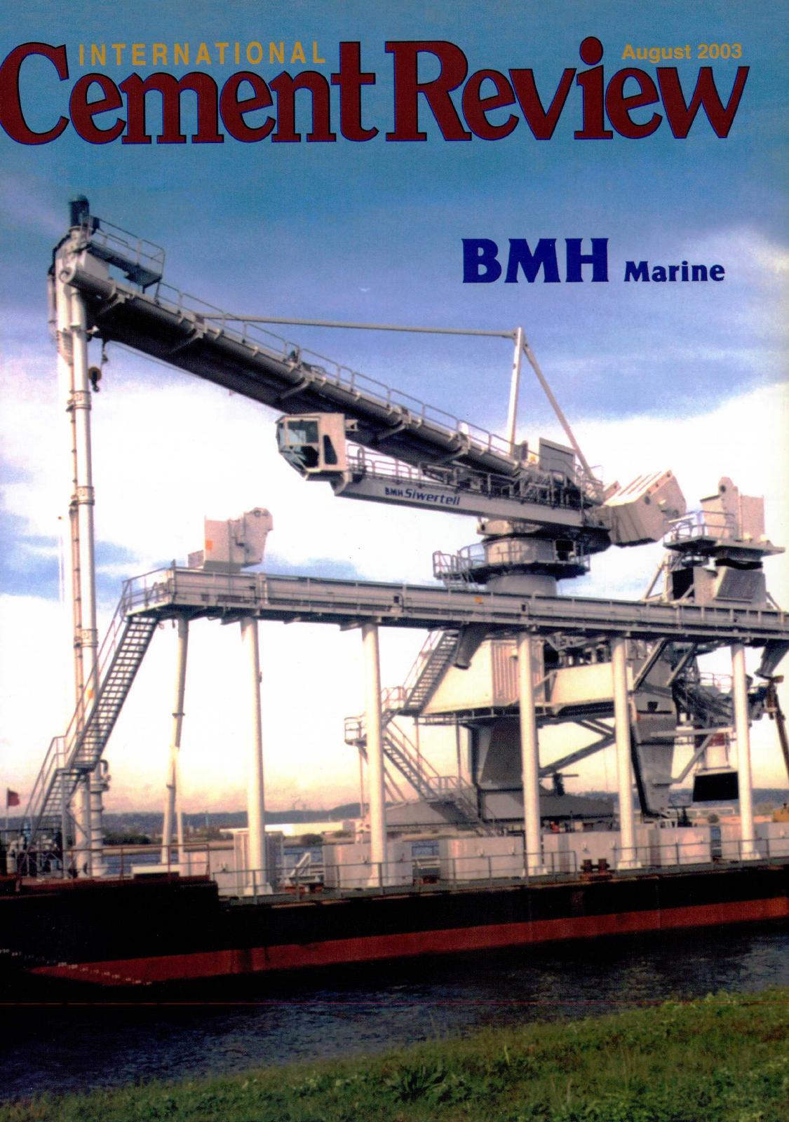 Cover of International Cement Review - August 2003