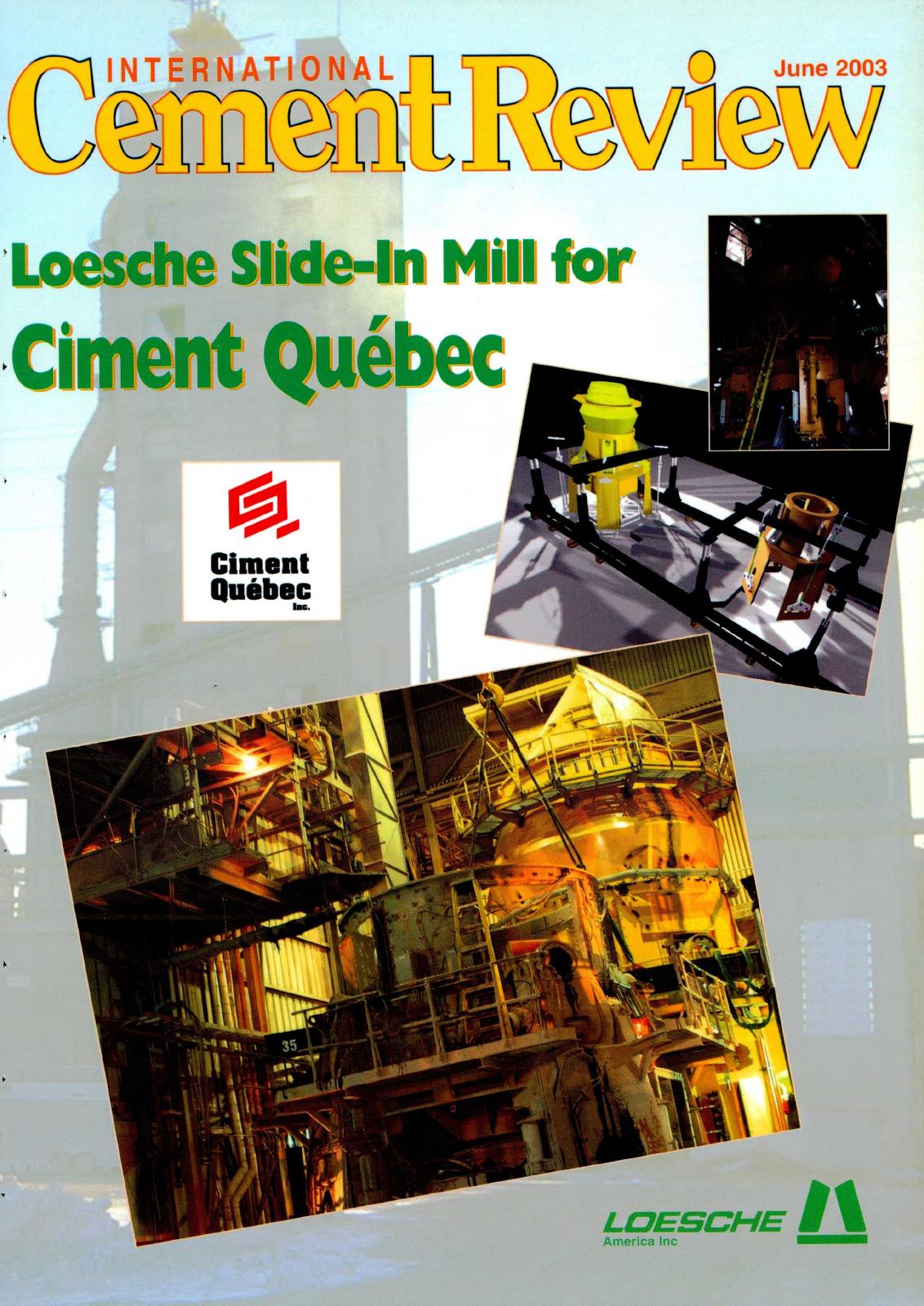 Cover of International Cement Review - June 2003