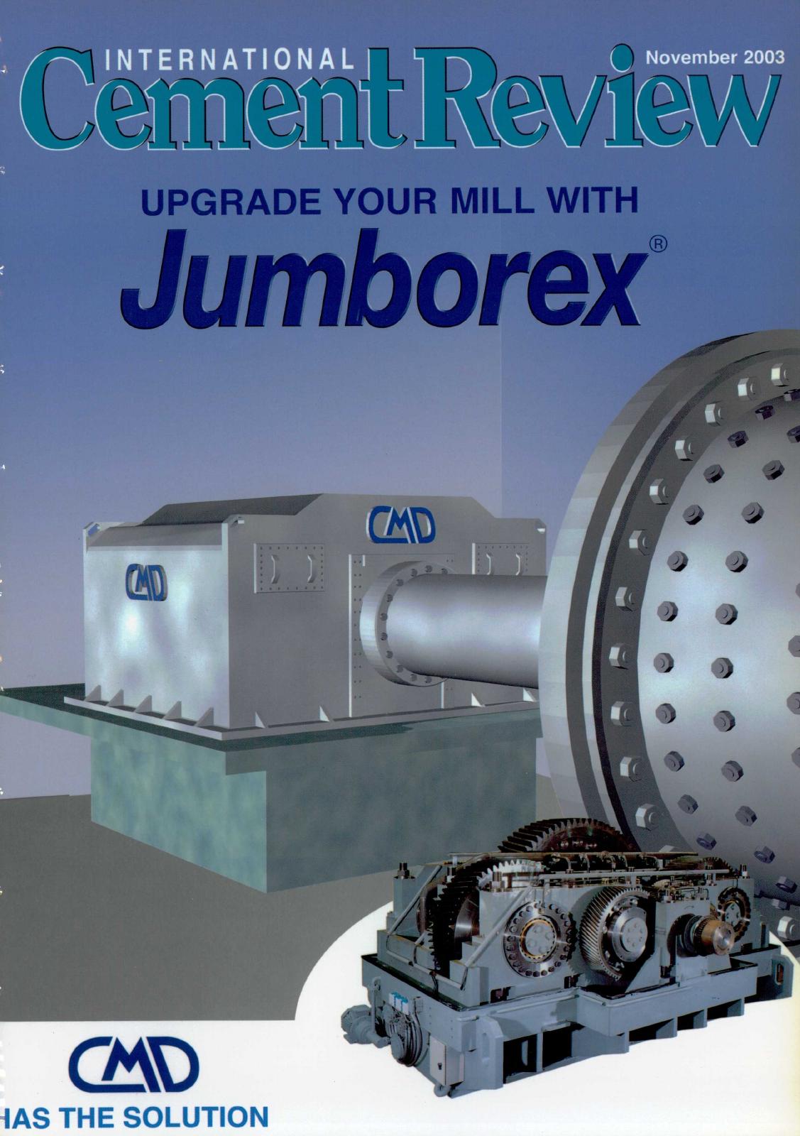 Cover of International Cement Review - November 2003