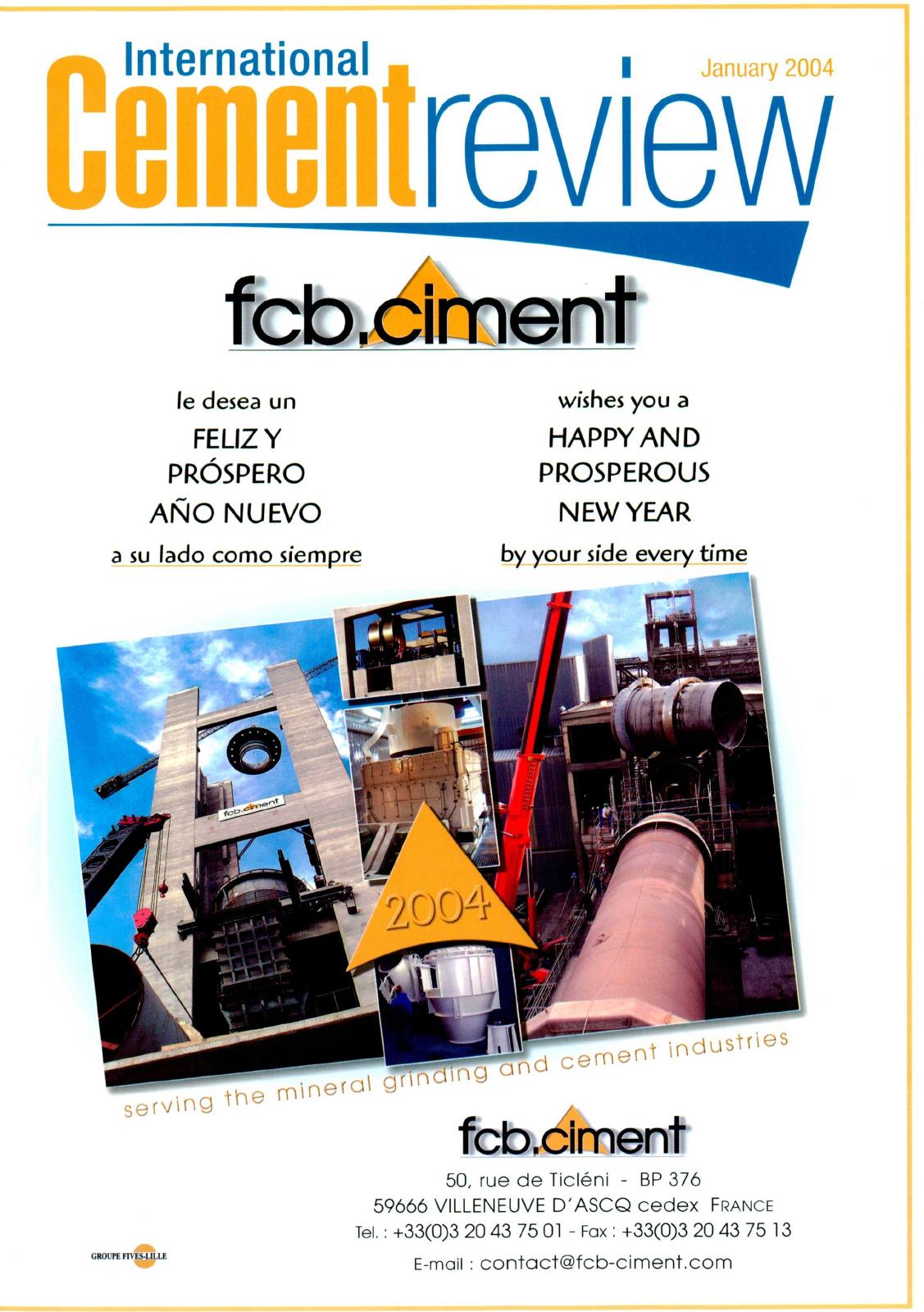 Cover of International Cement Review - January 2004