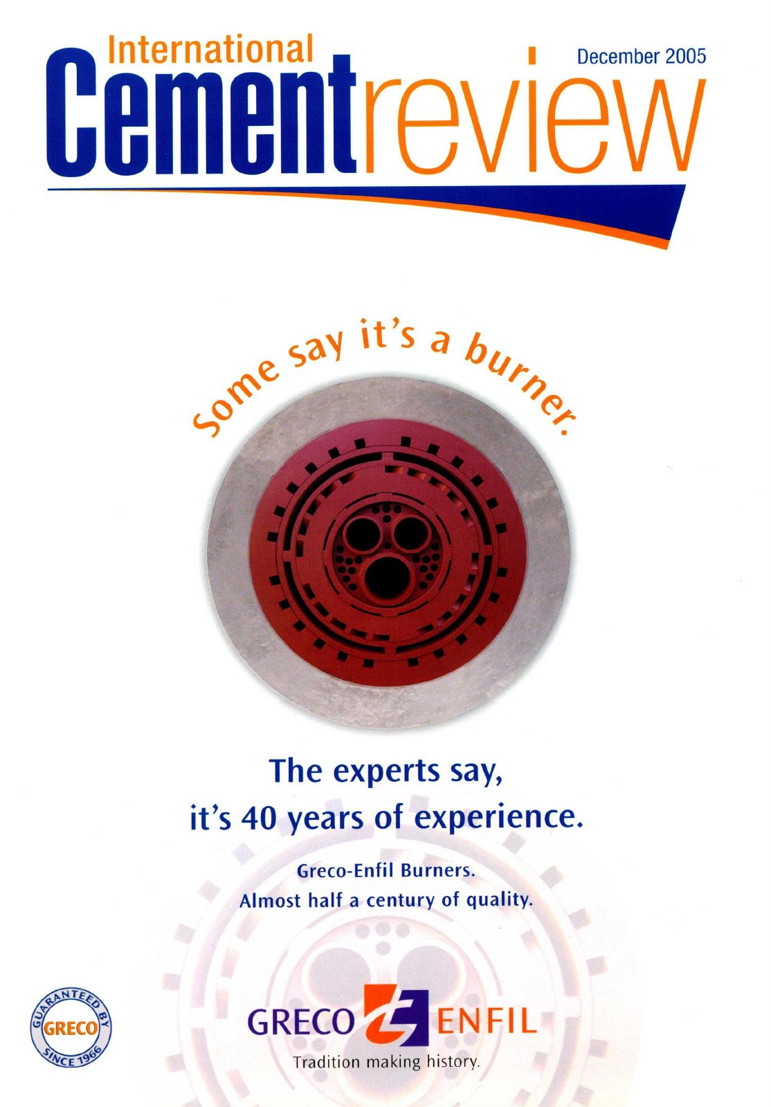 Cover of International Cement Review - December 2005