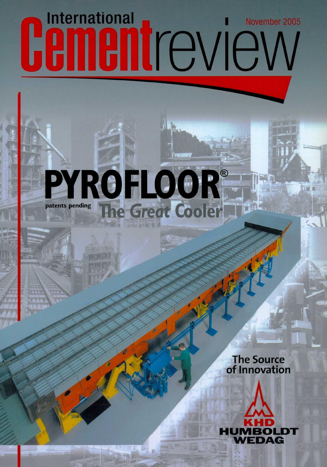 Cover of International Cement Review - November 2005