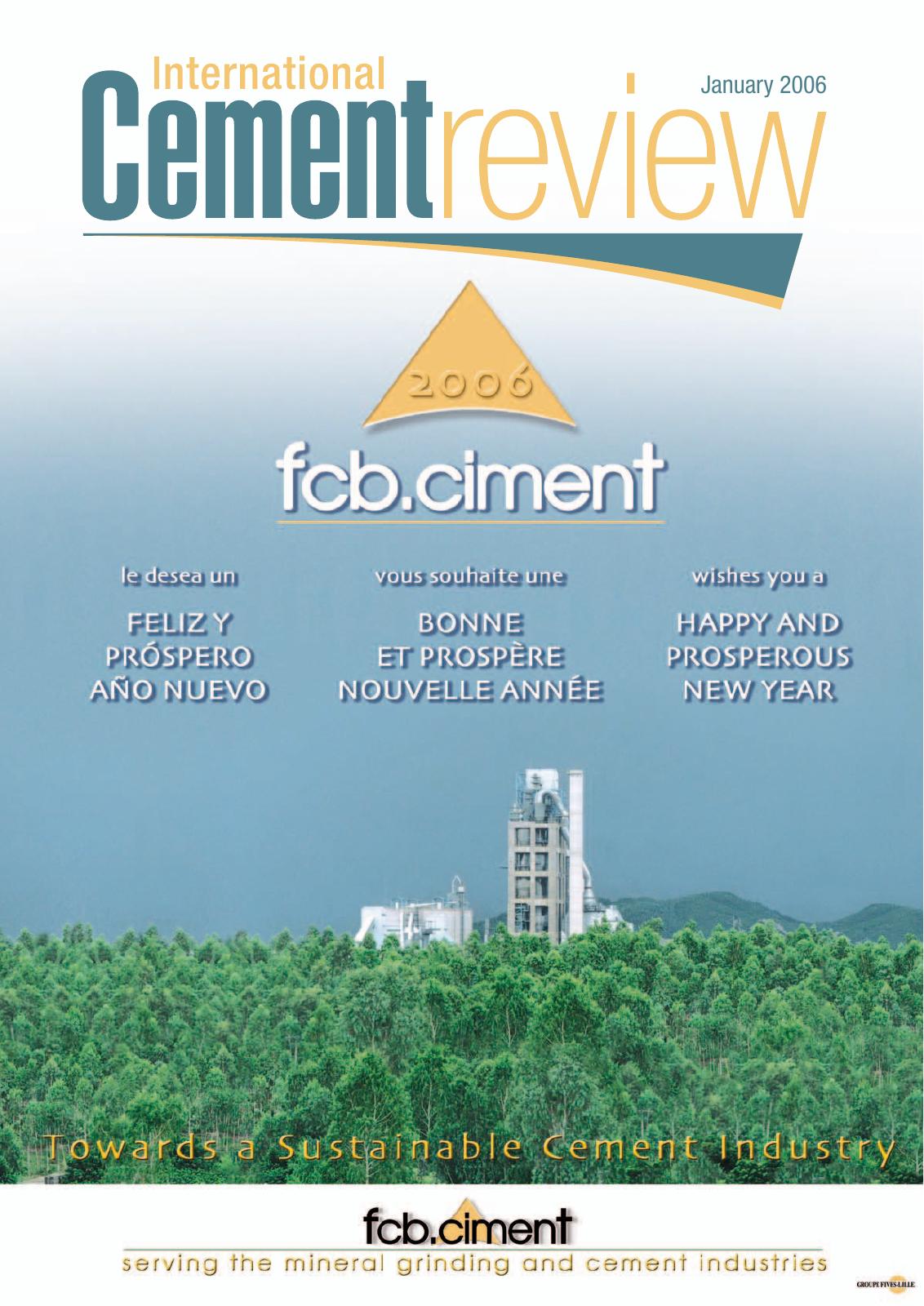 Cover of International Cement Review - January 2006