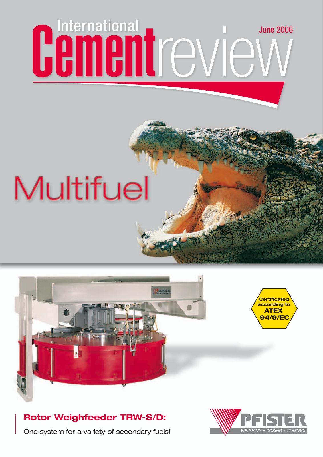 Cover of International Cement Review - June 2006