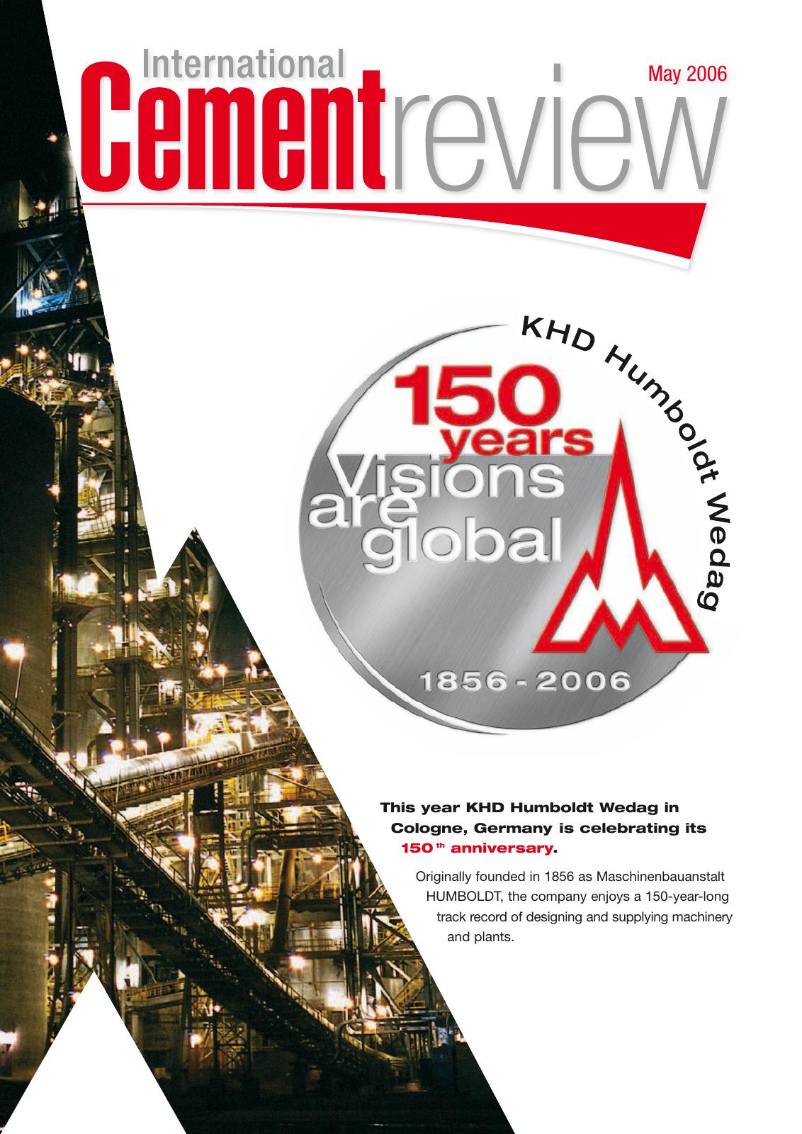 Cover of International Cement Review - May 2006