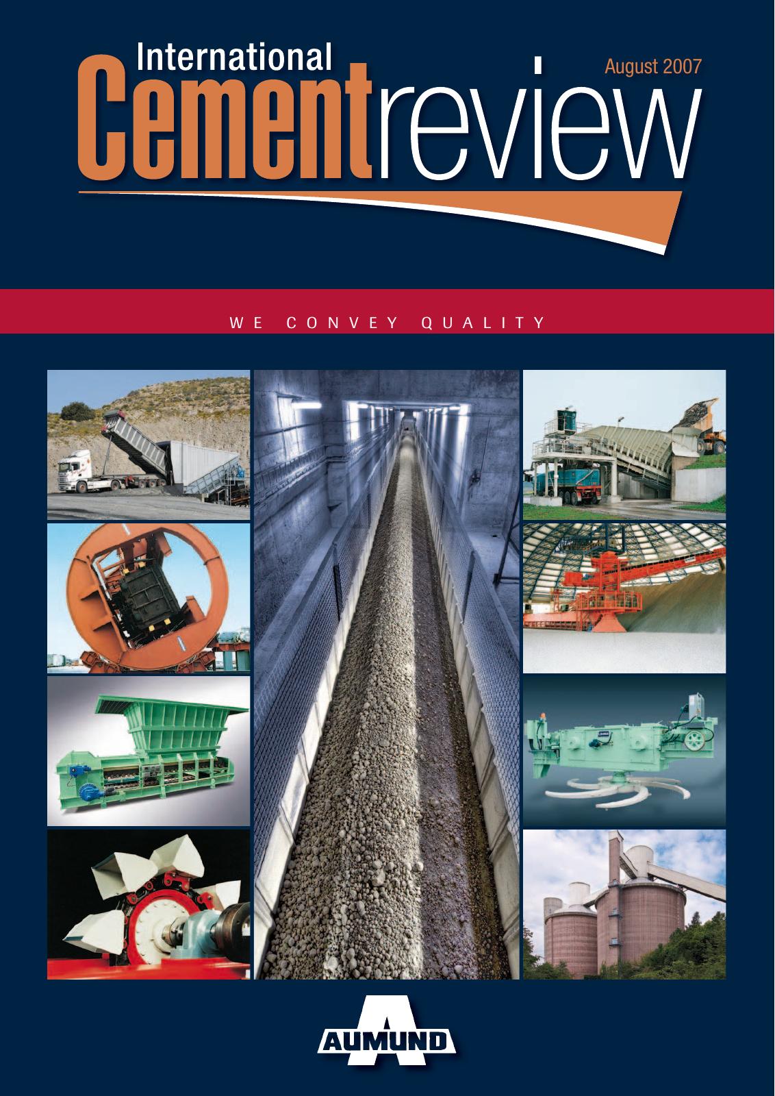 Cover of International Cement Review - August 2007