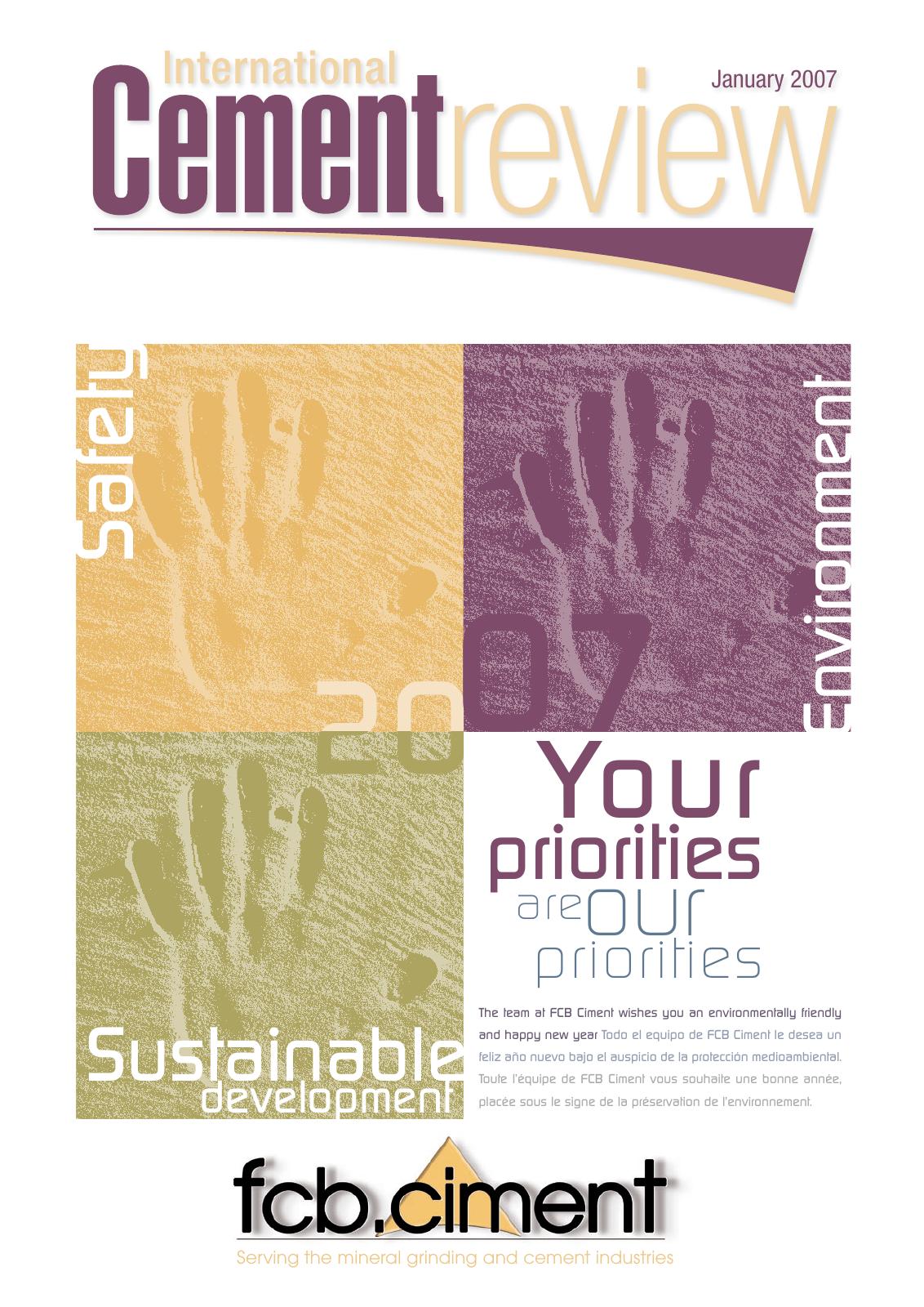 Cover of International Cement Review - January 2007