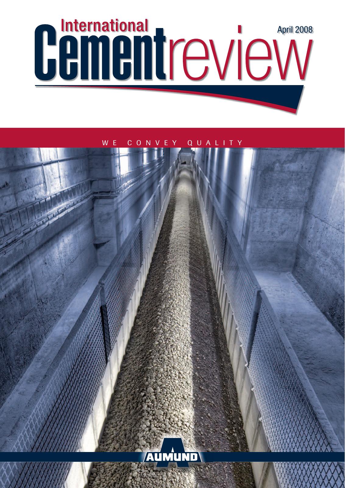Cover of International Cement Review - April 2008