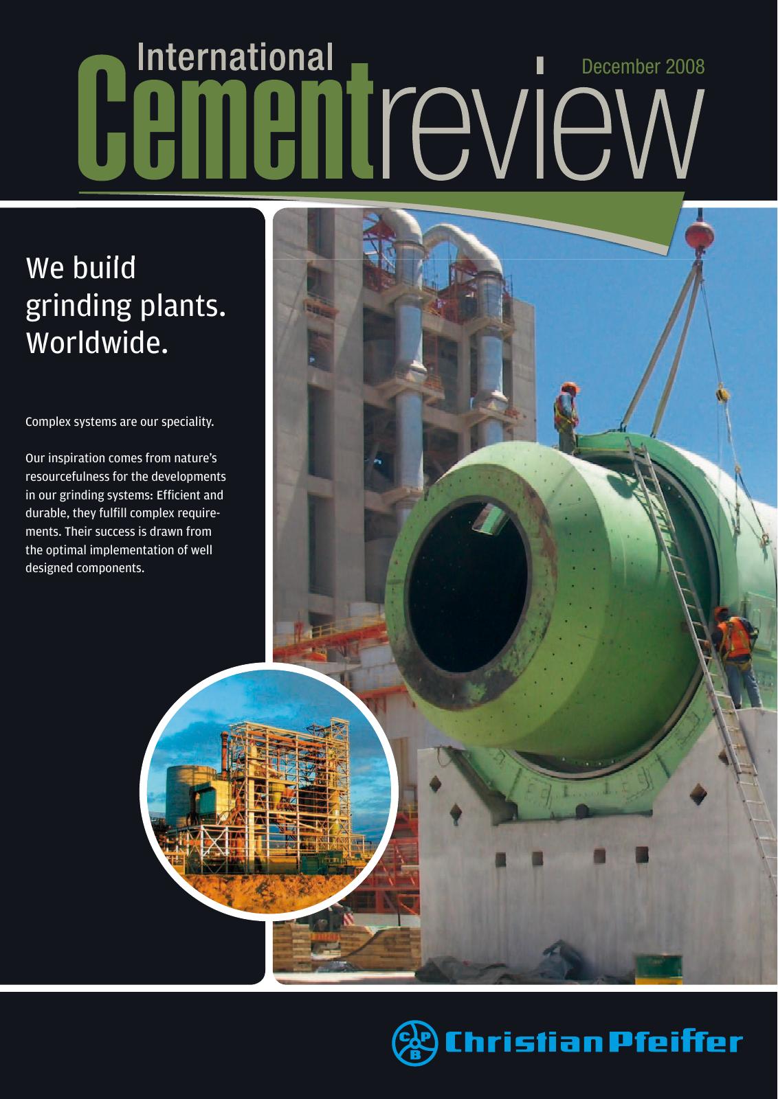 Cover of International Cement Review - December 2008