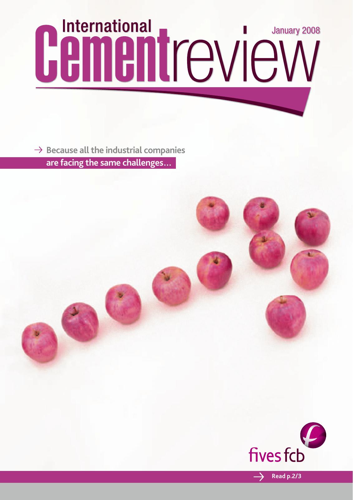 Cover of International Cement Review - January 2008