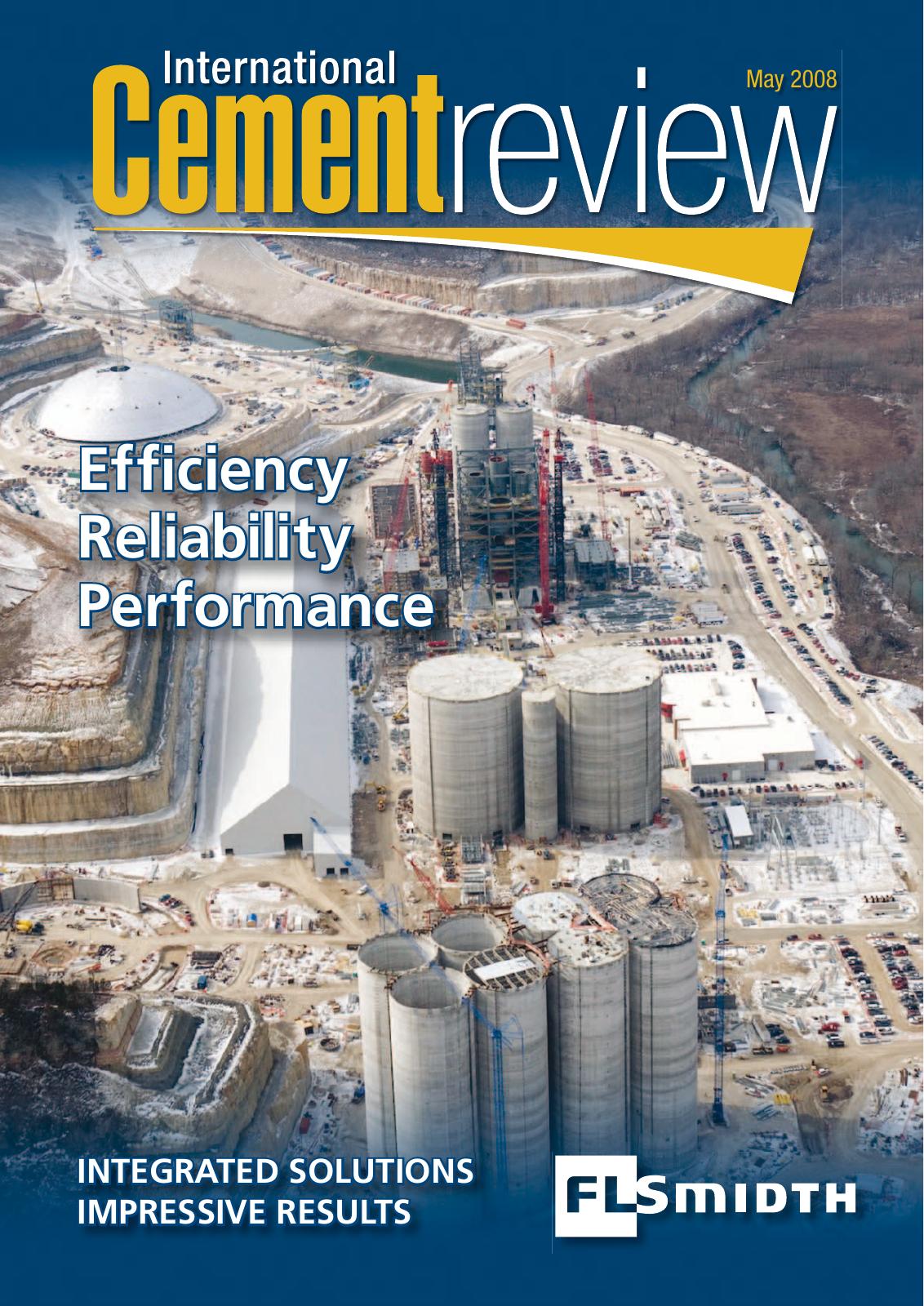 Cover of International Cement Review - May 2008