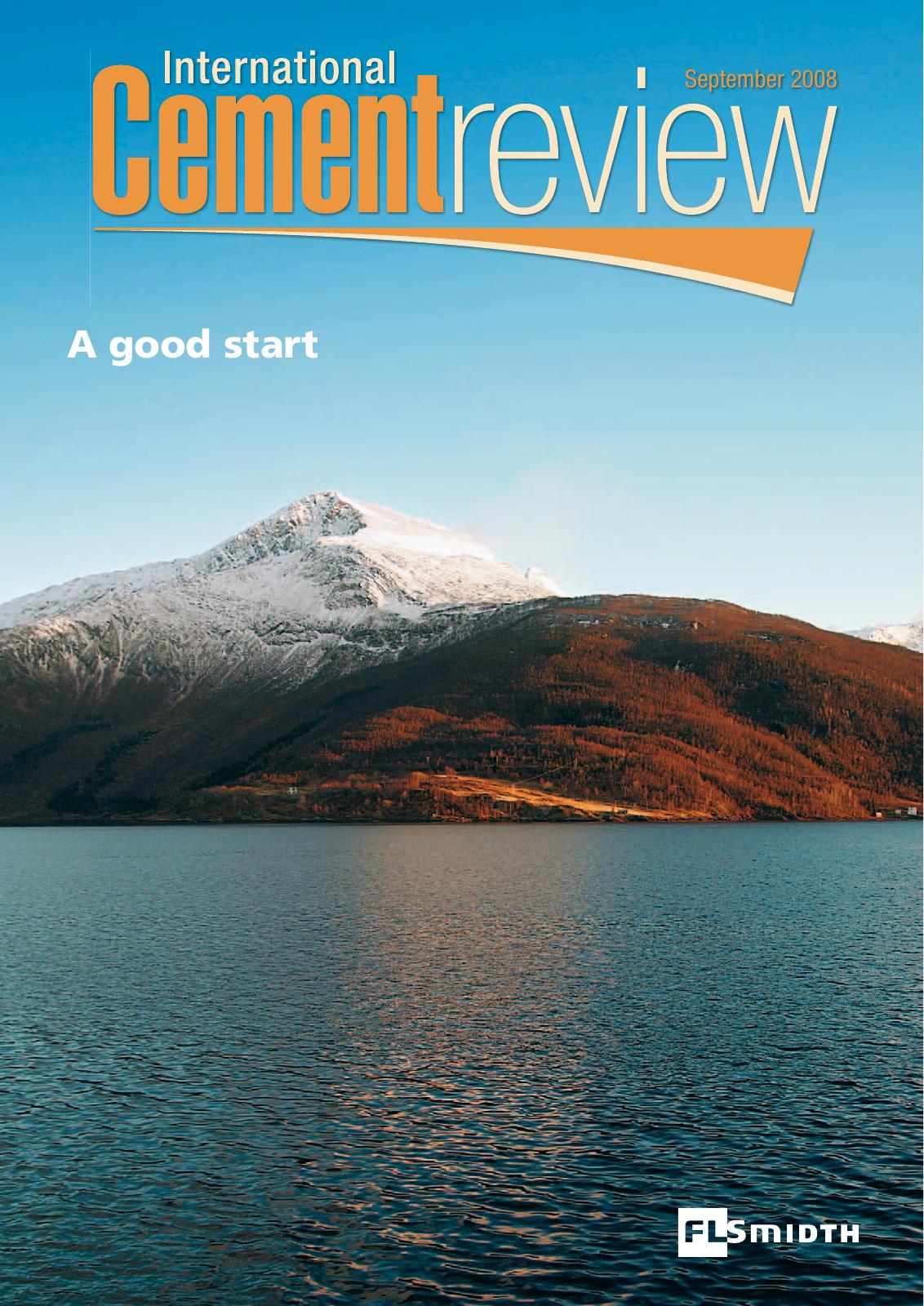 Cover of International Cement Review - September 2008