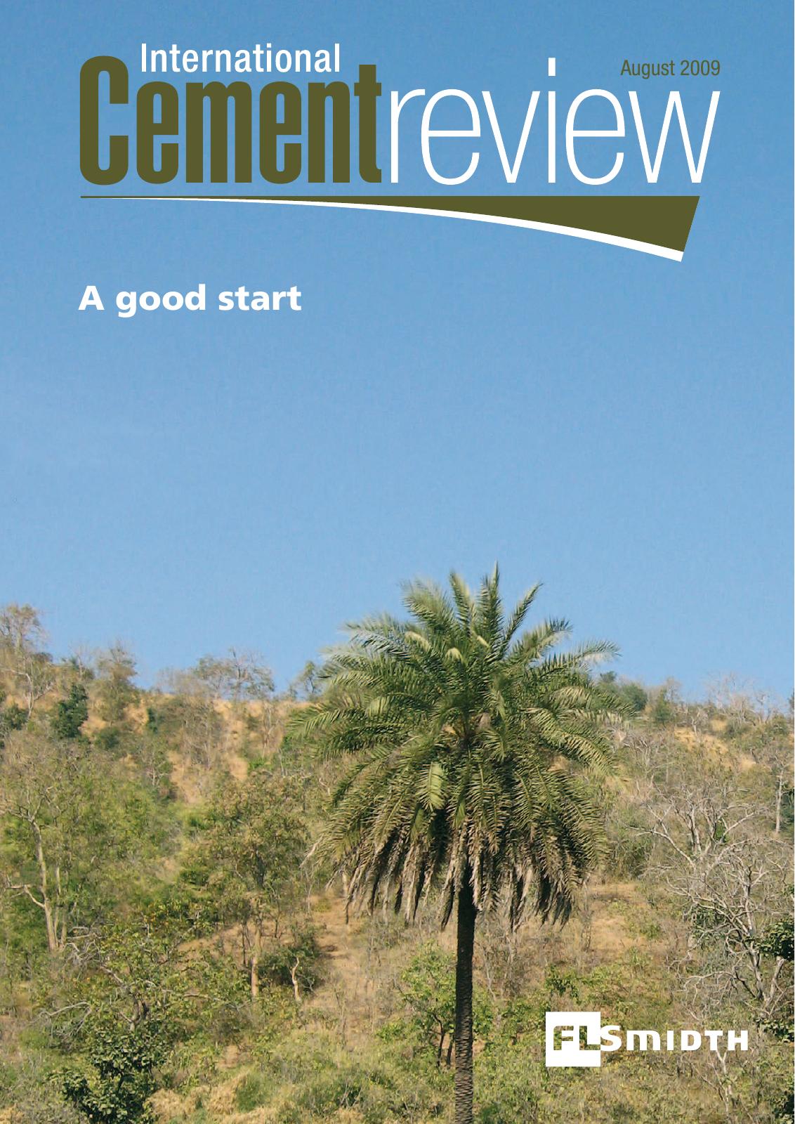 Cover of International Cement Review - August 2009